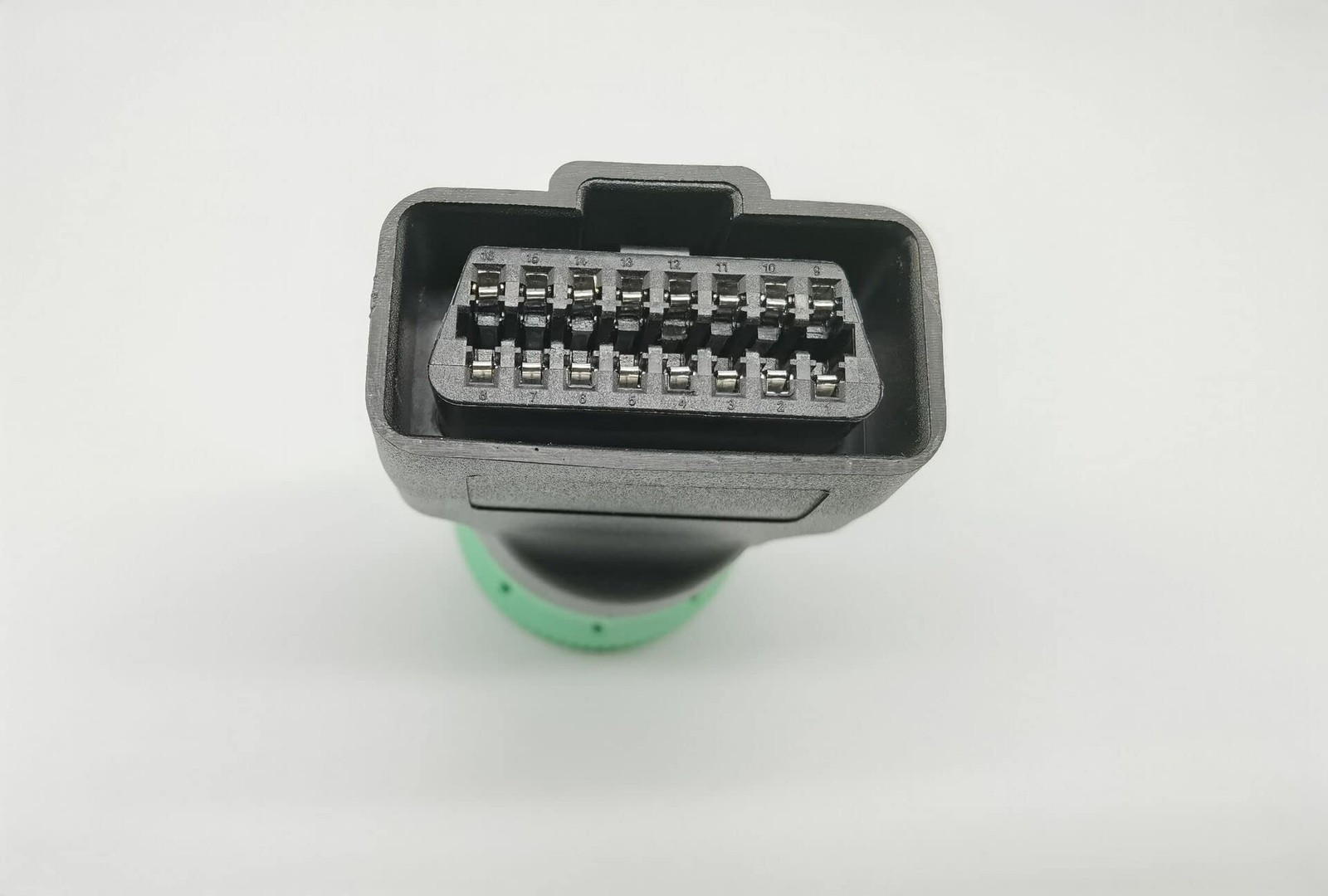 Type 2 Green 9pin J1939 to OBD2 16pin J1962 Female Adapter Fast Ship
