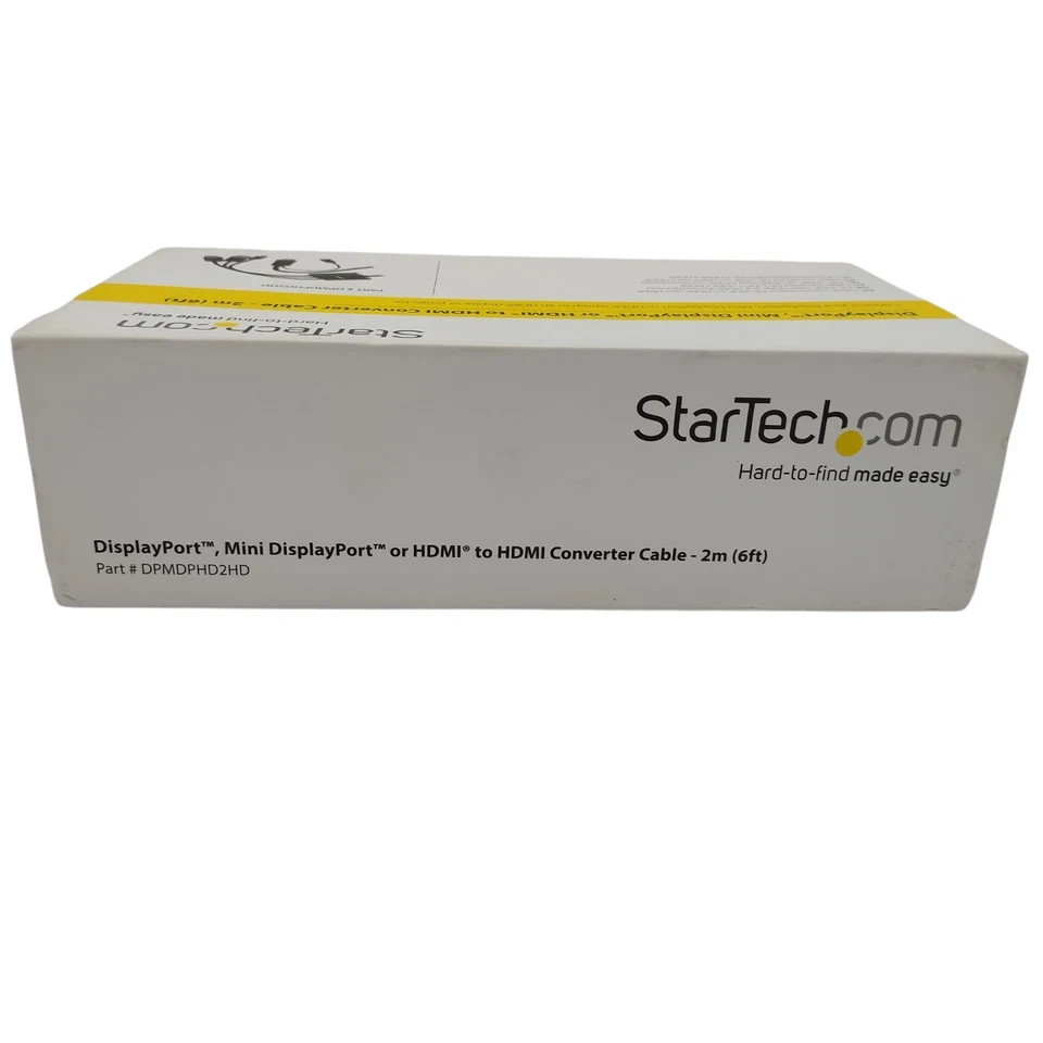 StarTech.com 2m 6 ft HDMI, DisplayPort or Mini DisplayPort to HDMI Converter