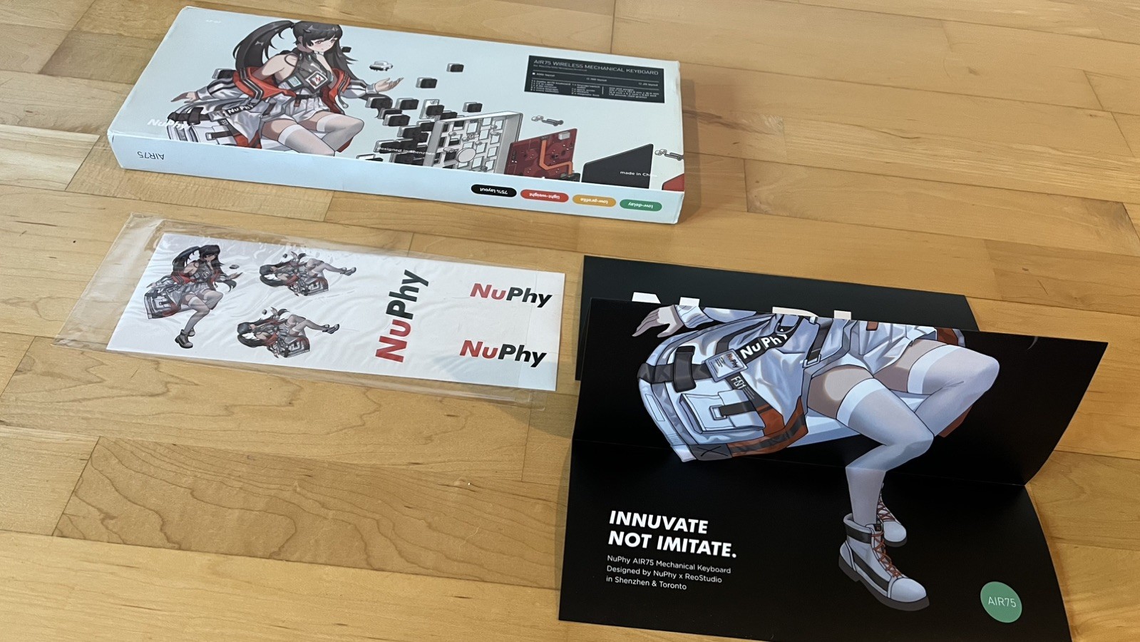 NuPhy Air75 V1 — Ultra-Slim Wireless Low-Profile Mechanical Keyboard