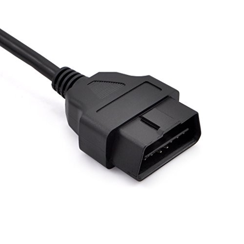 5ft 150cm 1.5M-II2 16 Pin Auto Car Male to Female Extension Cable OBD