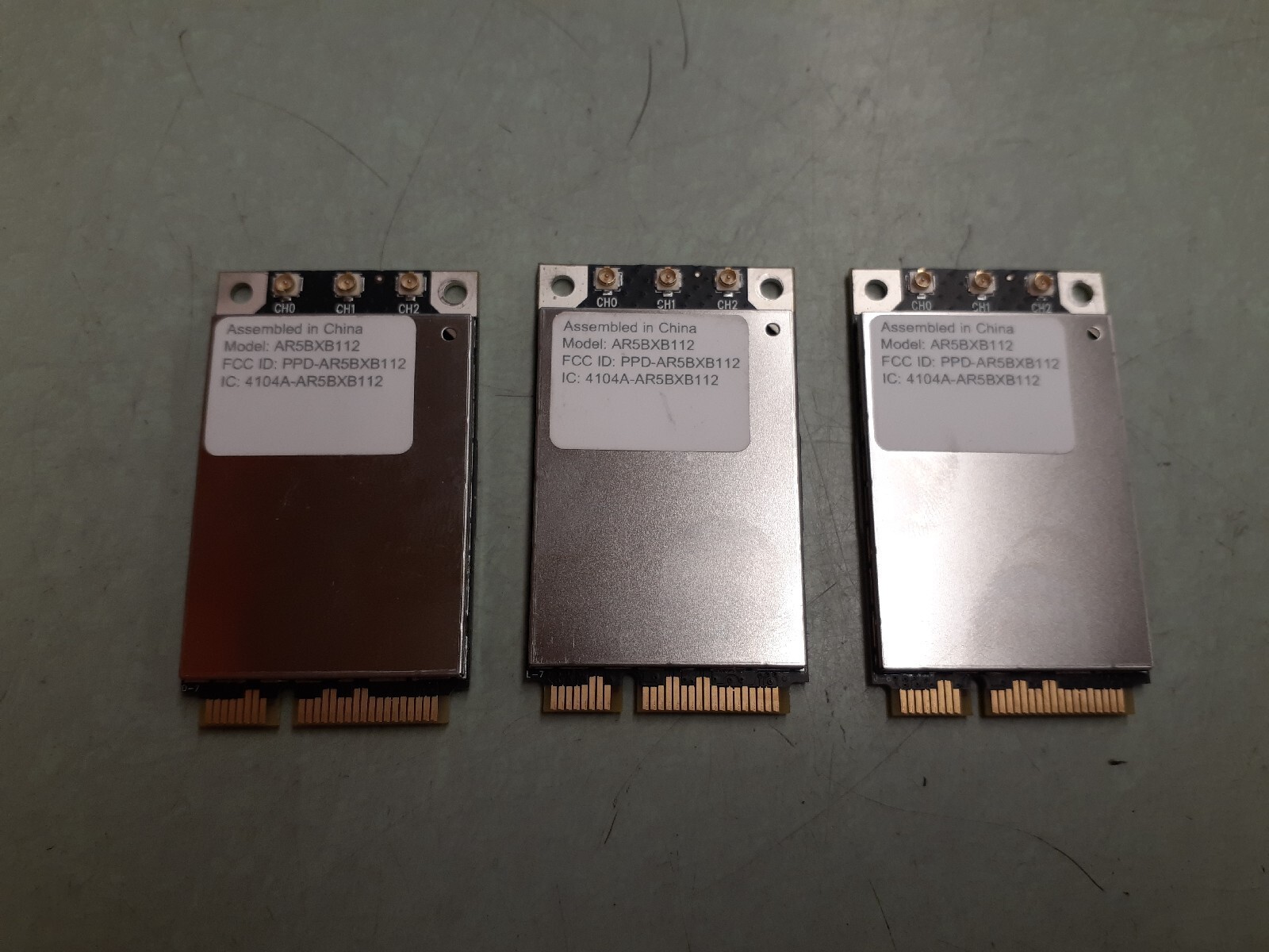 (3) Apple iMac 2011 A1312 AR5BXB112 Wifi Network Card 450Mb/s 607-7211-A