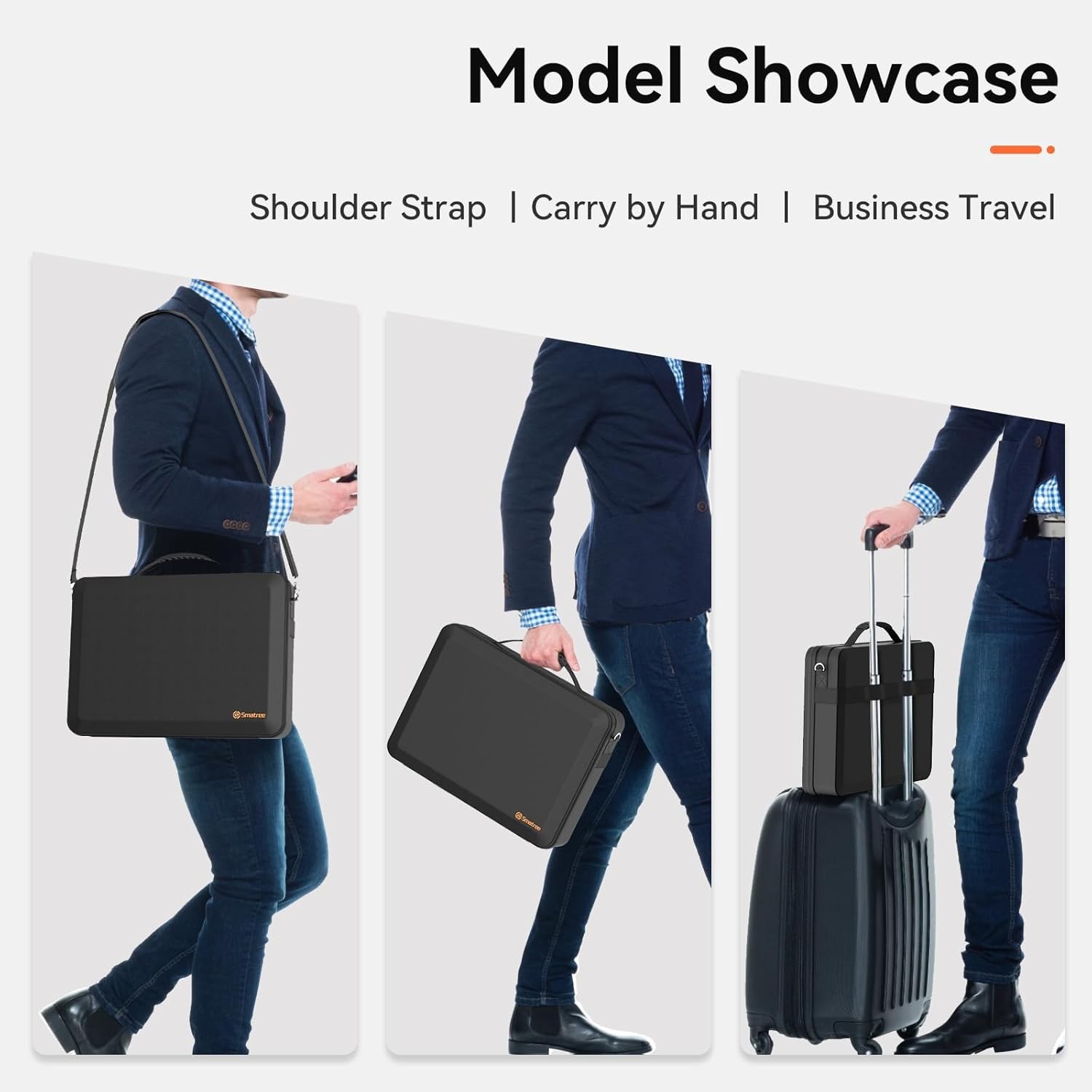 Water-Resistant 2-in-1 Laptop Case & Stand for 15.6” ASUS Models, Heavy Duty