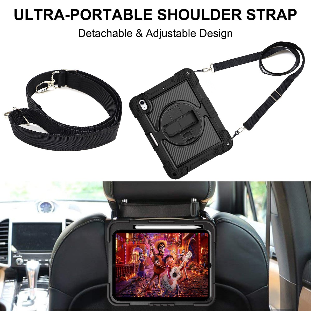 Heavy Duty Shockproof Stand Case Cover For iPad 9th/8th/7th/6th/5th Generation