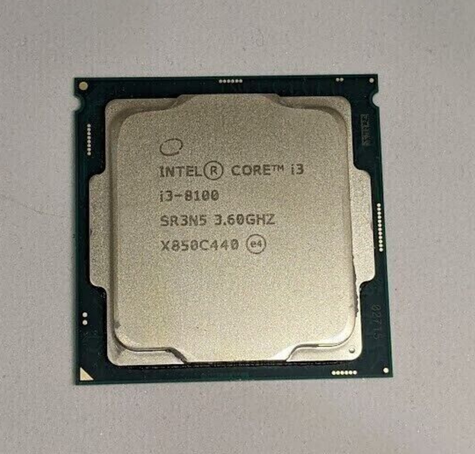 Intel Core i3-8100 4 Cores Coffee Lake LGA1151 3.6GHz 6MB Smart Cache CPU SR3N5