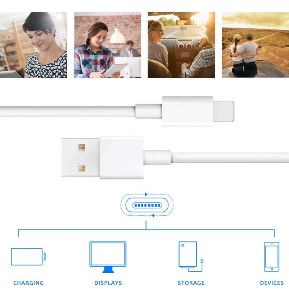10 Pack USB Charger Cable Cord For Apple iPhone XR 11 12 13 14 Pro Max Wholesale