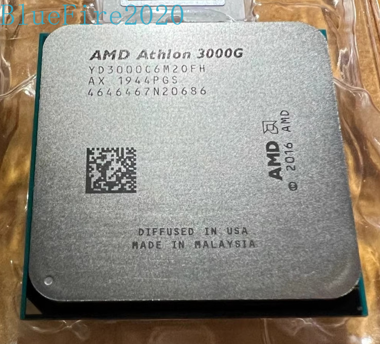 AMD Athlon 3000G Sockel AM4 CPU Prozessor 2C/4T 3.50GHz Radeon Vega 3 Graphics