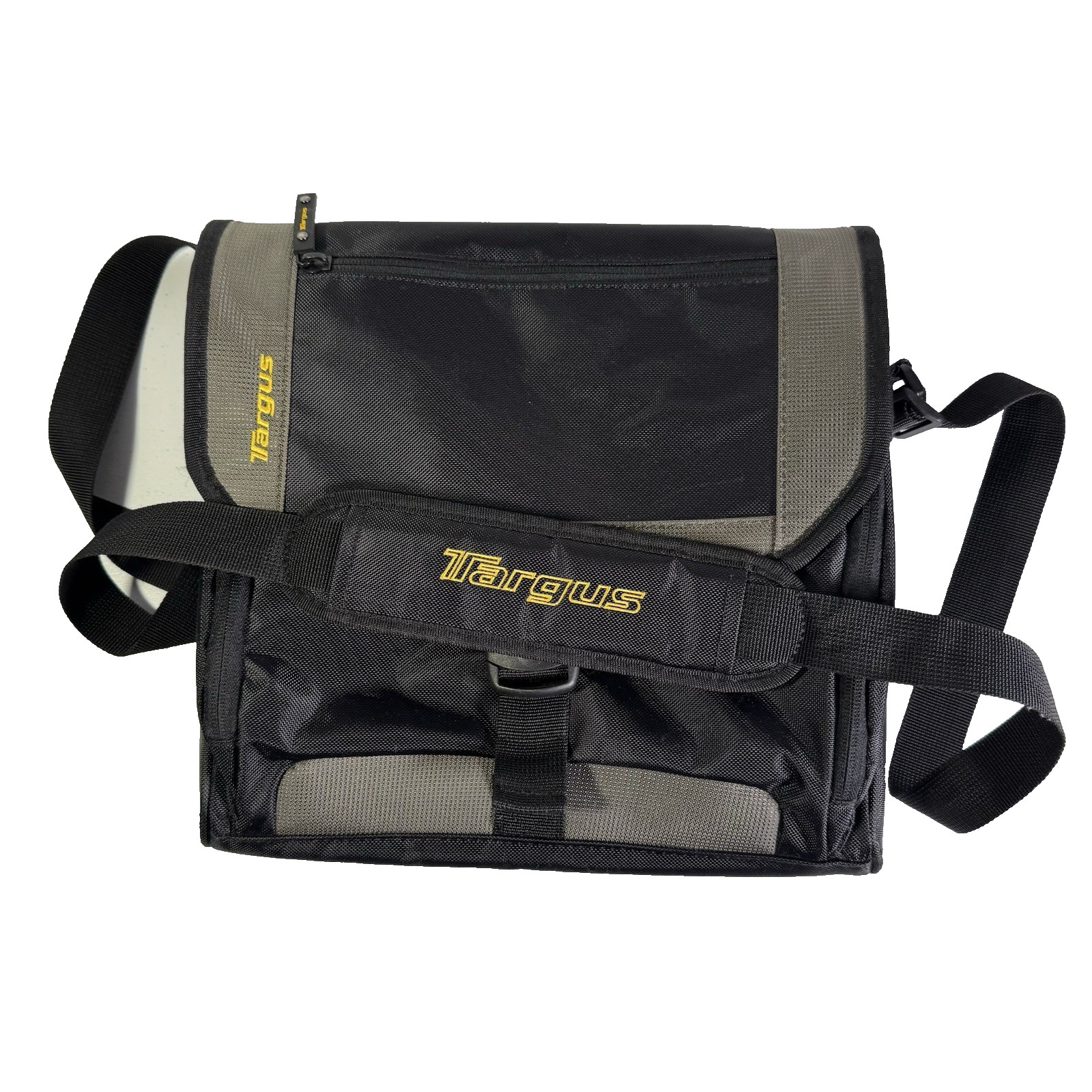 TARGUS Messenger Bag City Gear Mini for Most Tablets/ipads – Black/Gray W Pouch