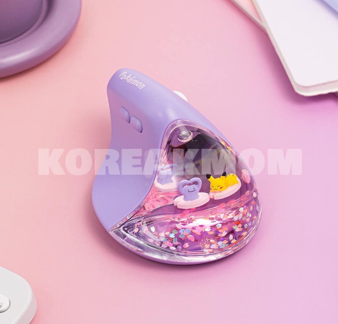 Pokemon Ditto Metamon Vertical Wireless Mouse Bluetooth 2.4G Korea Exclusive