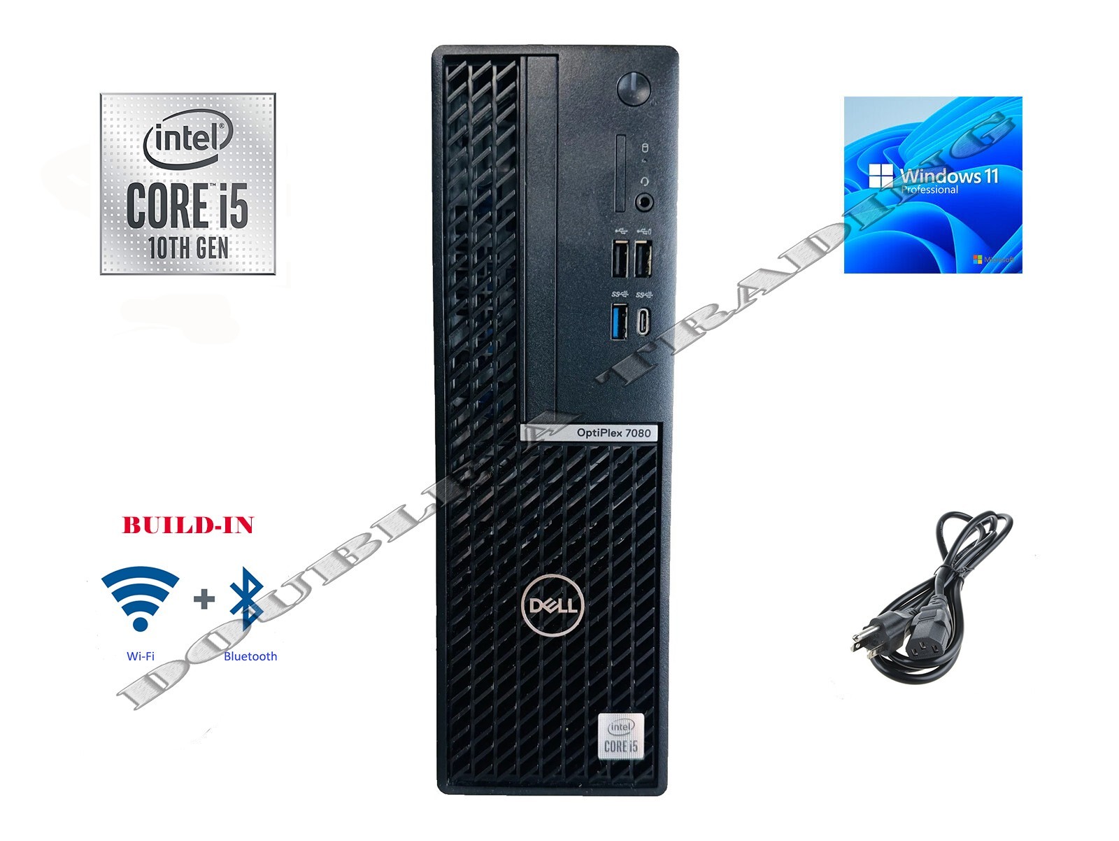 Dell OptiPlex 7080 SFF i5-10500 | up to 64GB RAM &2TB SSD &8TB HD&WiFi+BT&Win11P