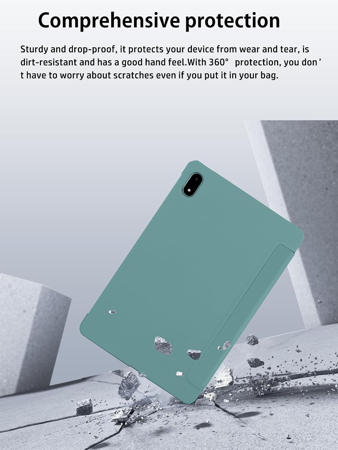 Case for OnePlus Pad 3 Tablet, Drop-Resistant Protection Cover, Bracket Function
