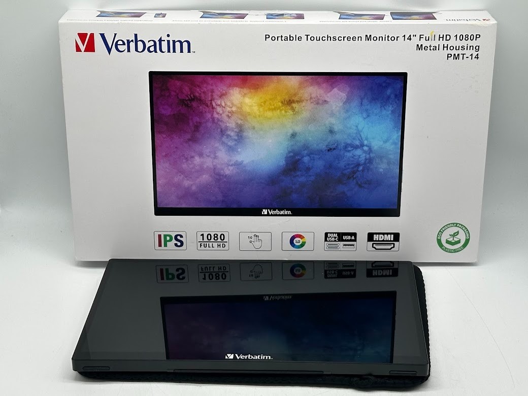 Verbatim Portable Touchscreen Monitor 14″ Full HD (1920 x 1080) 60Hz LED Monitor