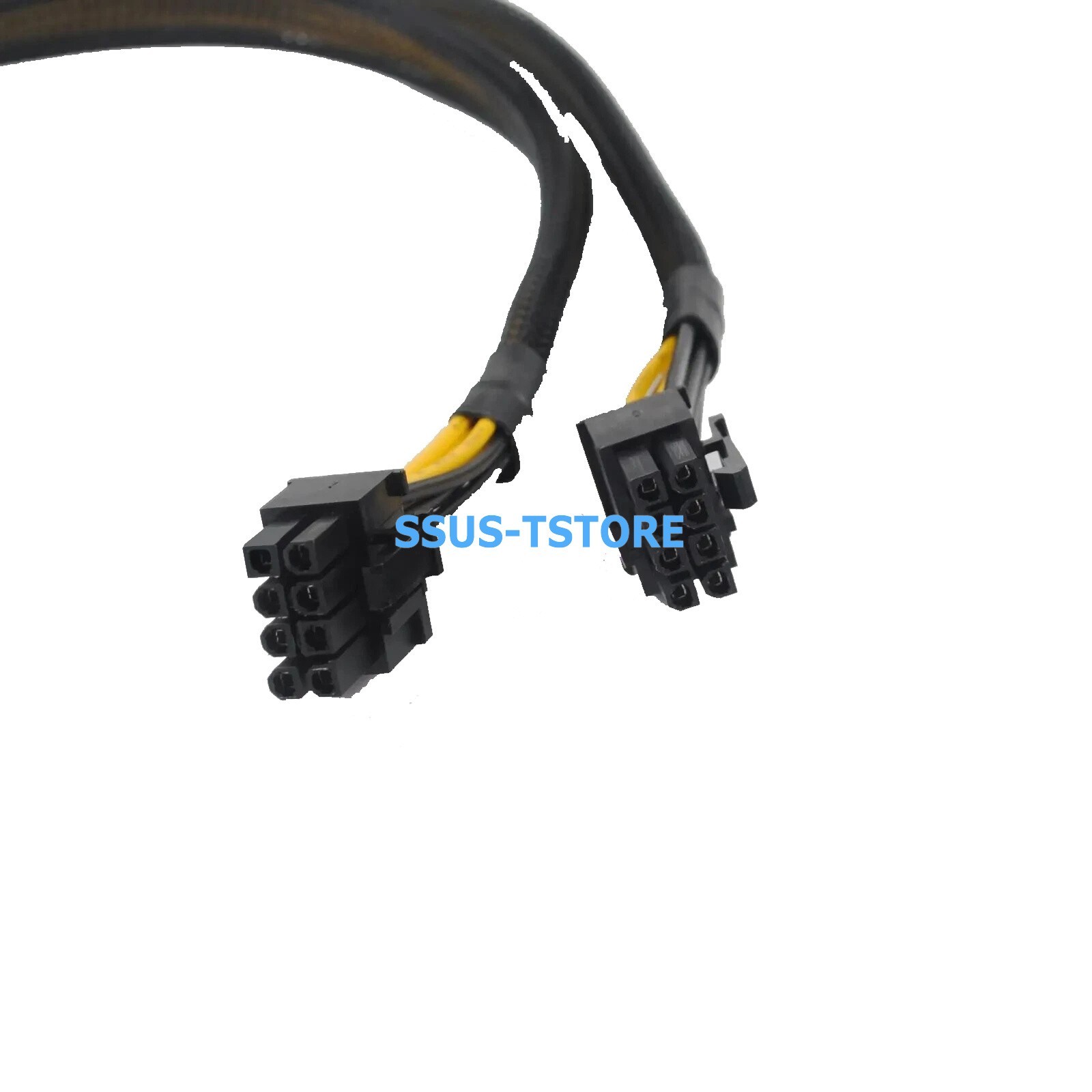 8pin to dual 8pin(6+2) PCI-E GPU Power Adapter Cable for Dell R720 R730 35cm