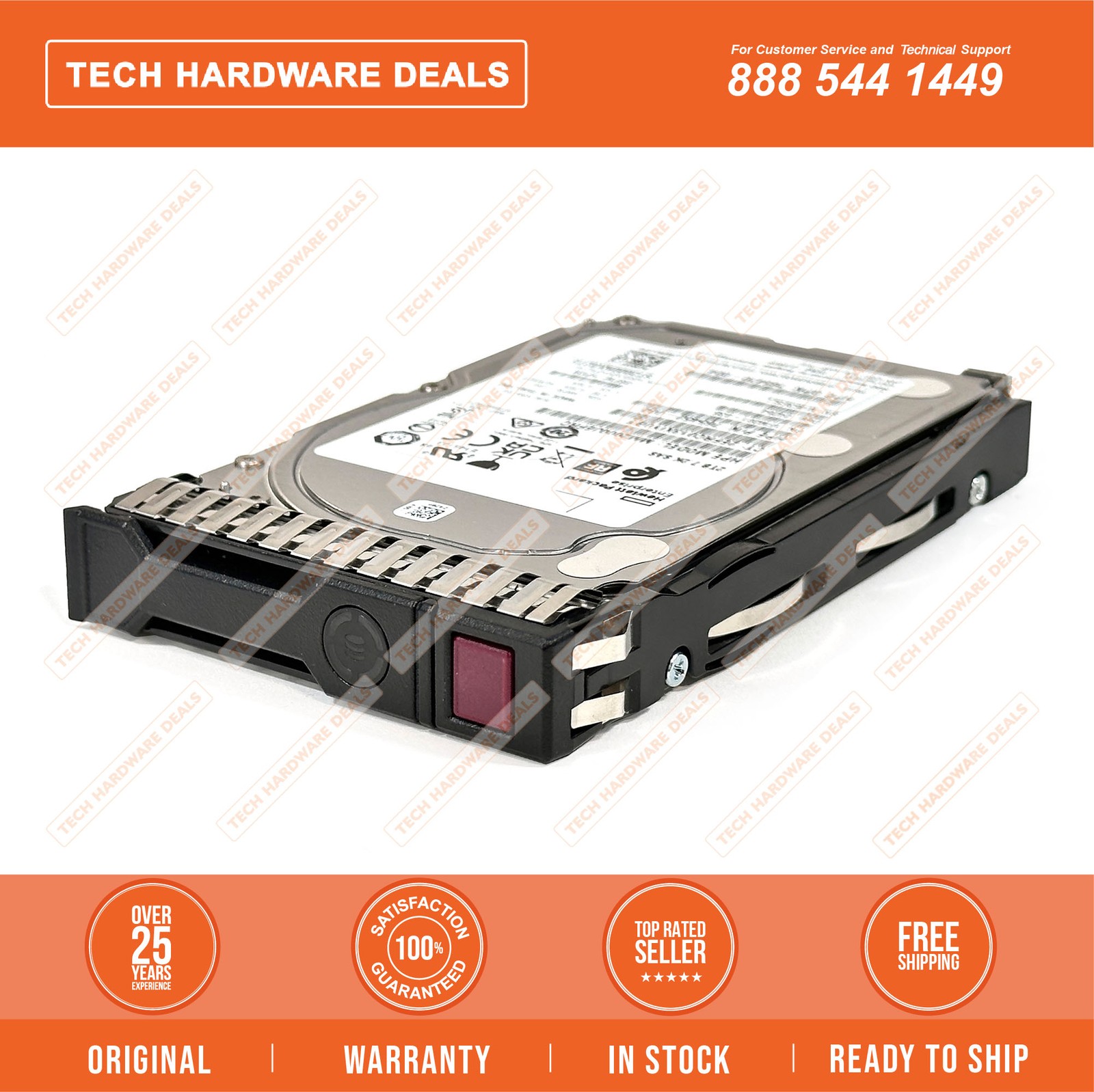 765466-K21 0 Hrs w/Tray HPE 2TB SAS 12G 7.2K SFF SC 512e DS HDD