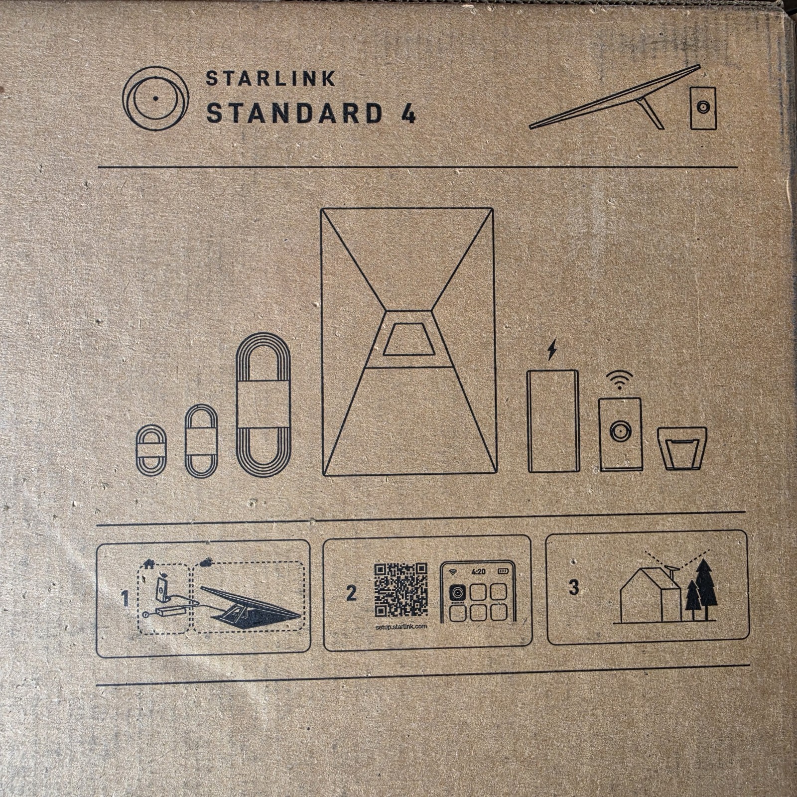Starlink Gen 3 Standard Kit SpaceX AX Tri Band WiFi System Satellite UTA-232
