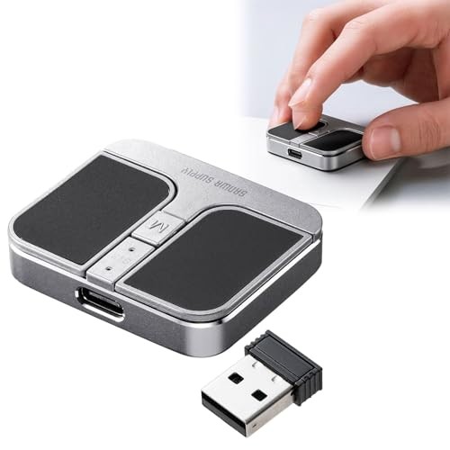 SANWA SUPPLY Ultra-Compact Bluetooth Wireless Mouse Gunmetal USB-A 400-MAWB216GM