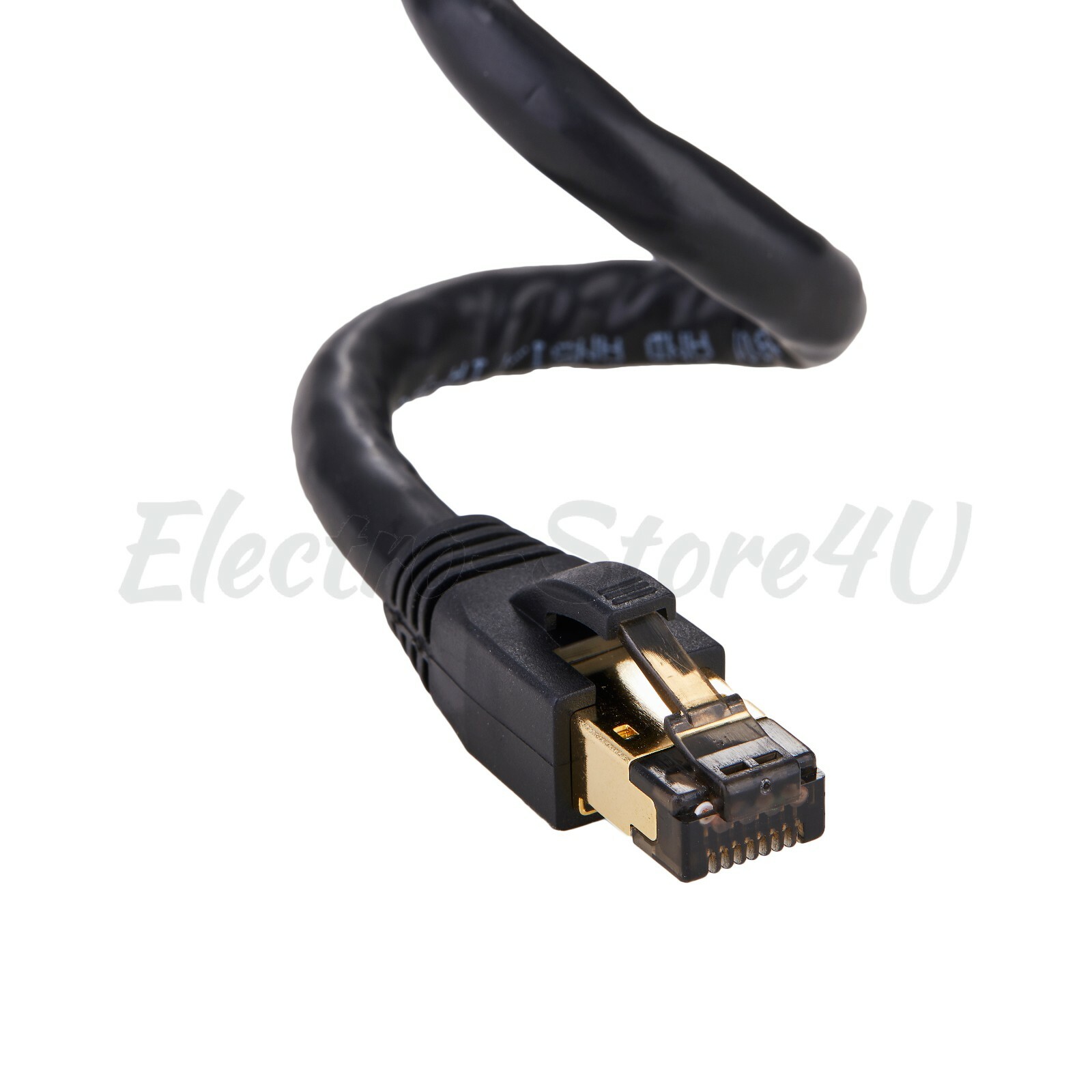 Cat 8 Ethernet Cable Black RJ45 Network UTP Lan Cable Patch Cord S/FTP 26AWG Lot