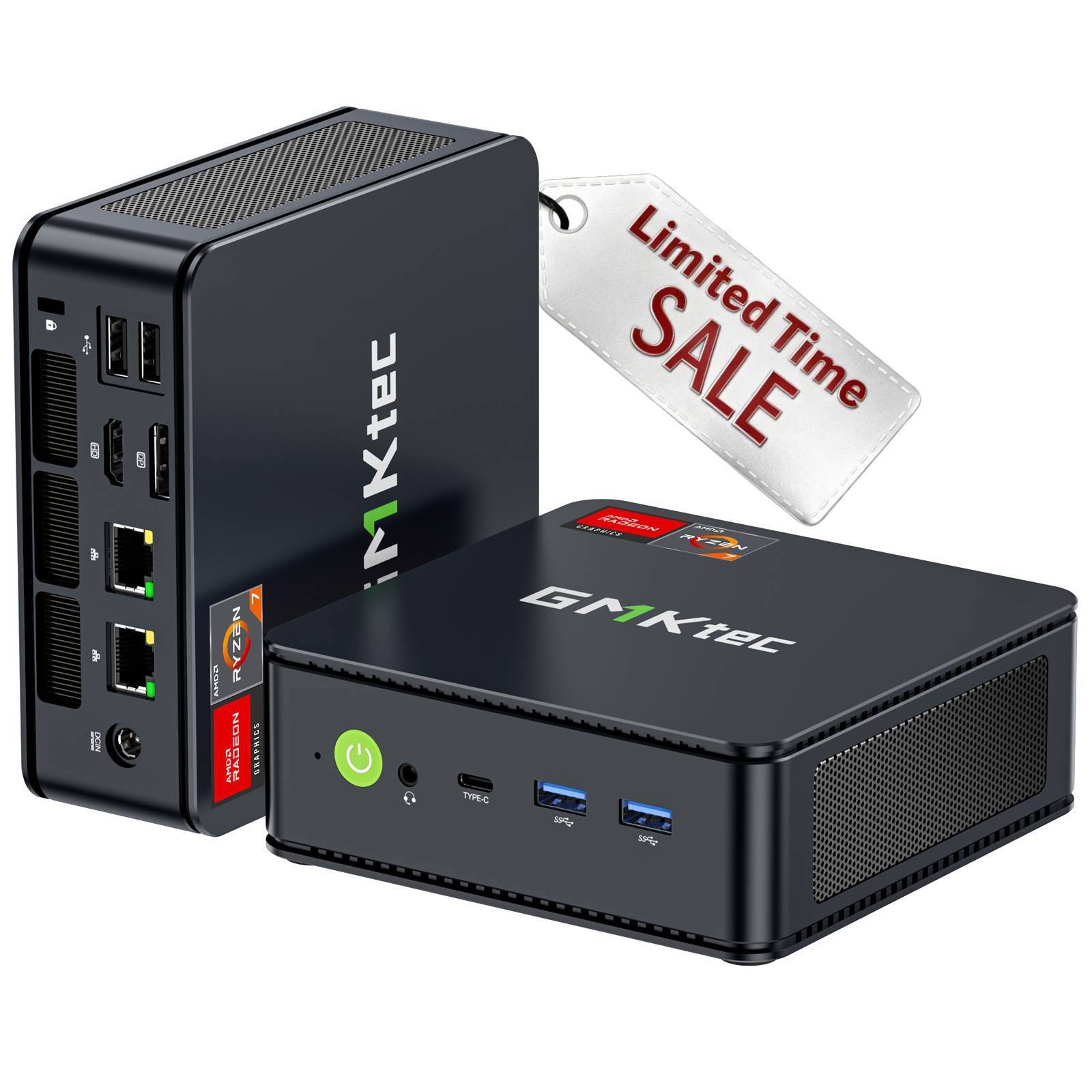GMKtec M5 Ultra Mini PC AMD Ryzen 7 7730U Up to 4.5GHz 32GB DDR4 RAM 512GB SSD