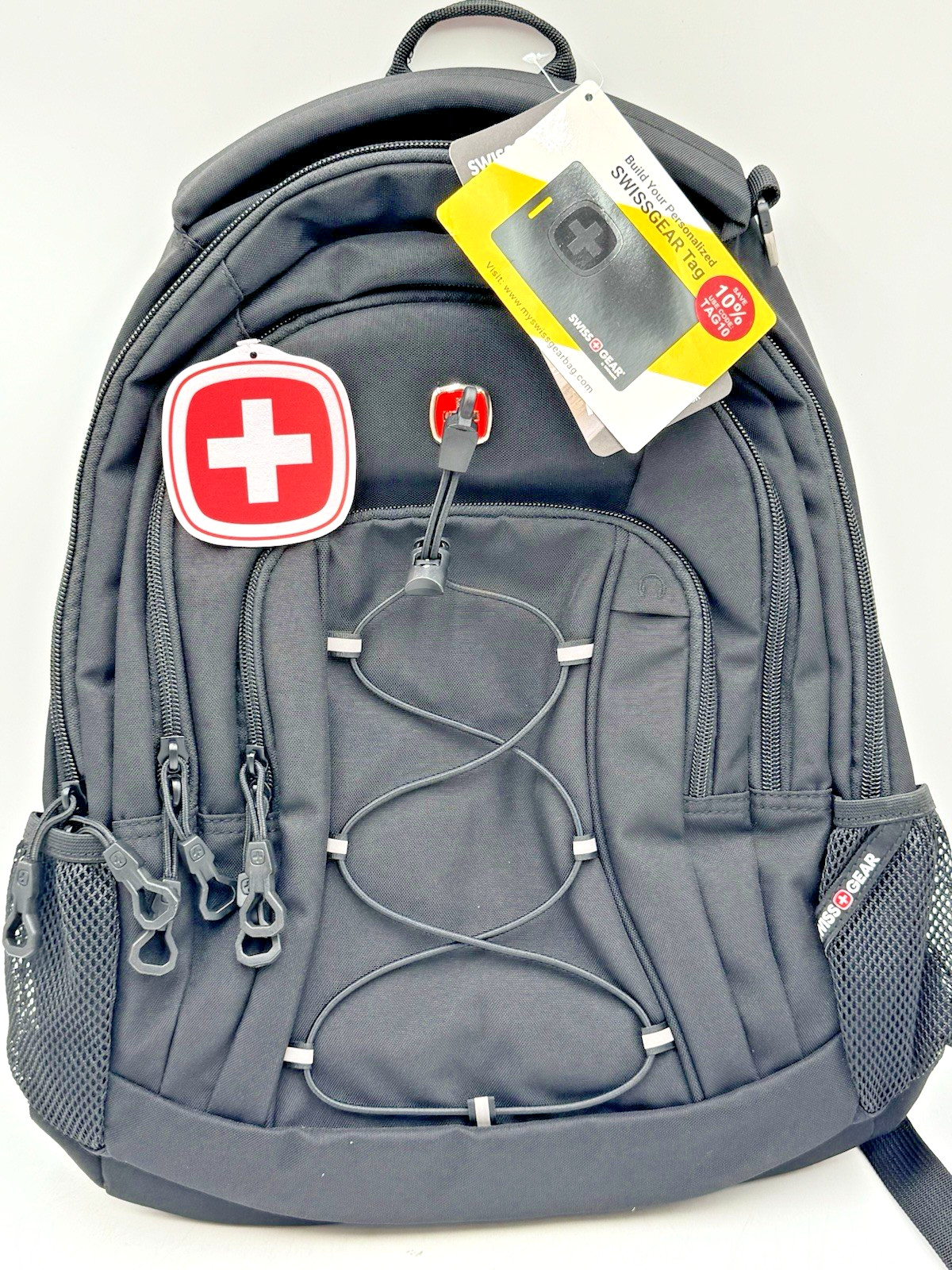 SwissGear Bungee Backpack Brand New Tag Laptop 13-15″ SA1186 Black School Office