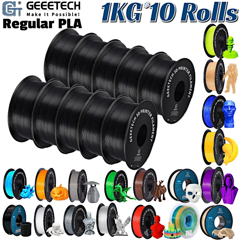 Geeetech10KG 3D Filaments 1kg/roll Regular PLA 1.75mm PLA Precision Consumables