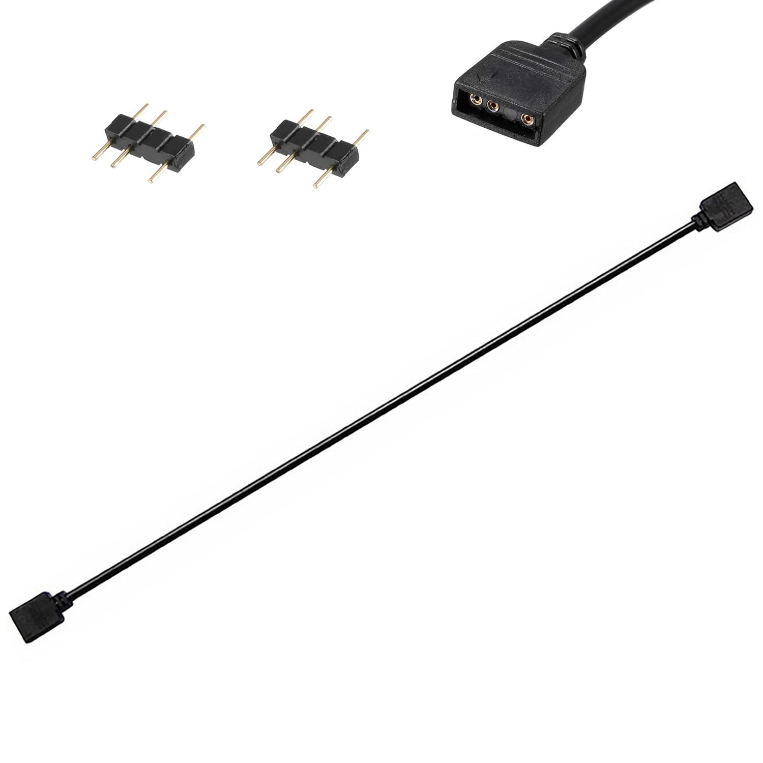 ARGB Extension Cable 3 Pin, ARGB Interface Extension Cable, 5 V 3-Pin Connector