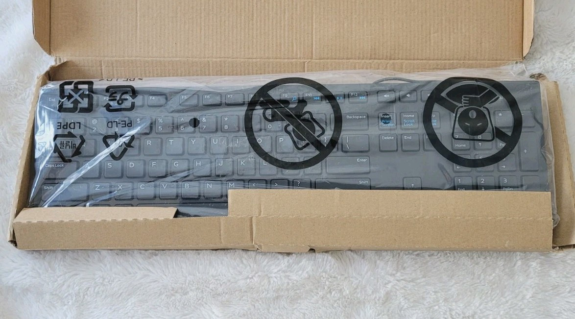 Dell KB216 KB216-BK-US USB Dell Multimedia Basic Full Size Keyboard Black NEW