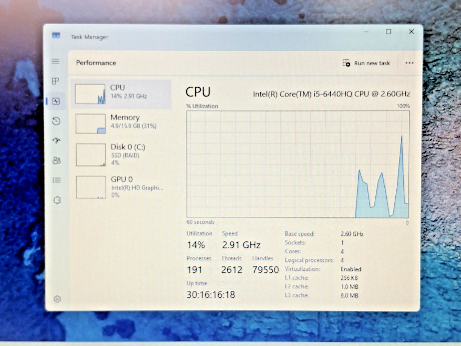 Dell Latitude E5470 Intel i5-6th Gen 2.60GHz 16GB RAM 256GB SSD Windows 11 Pro*