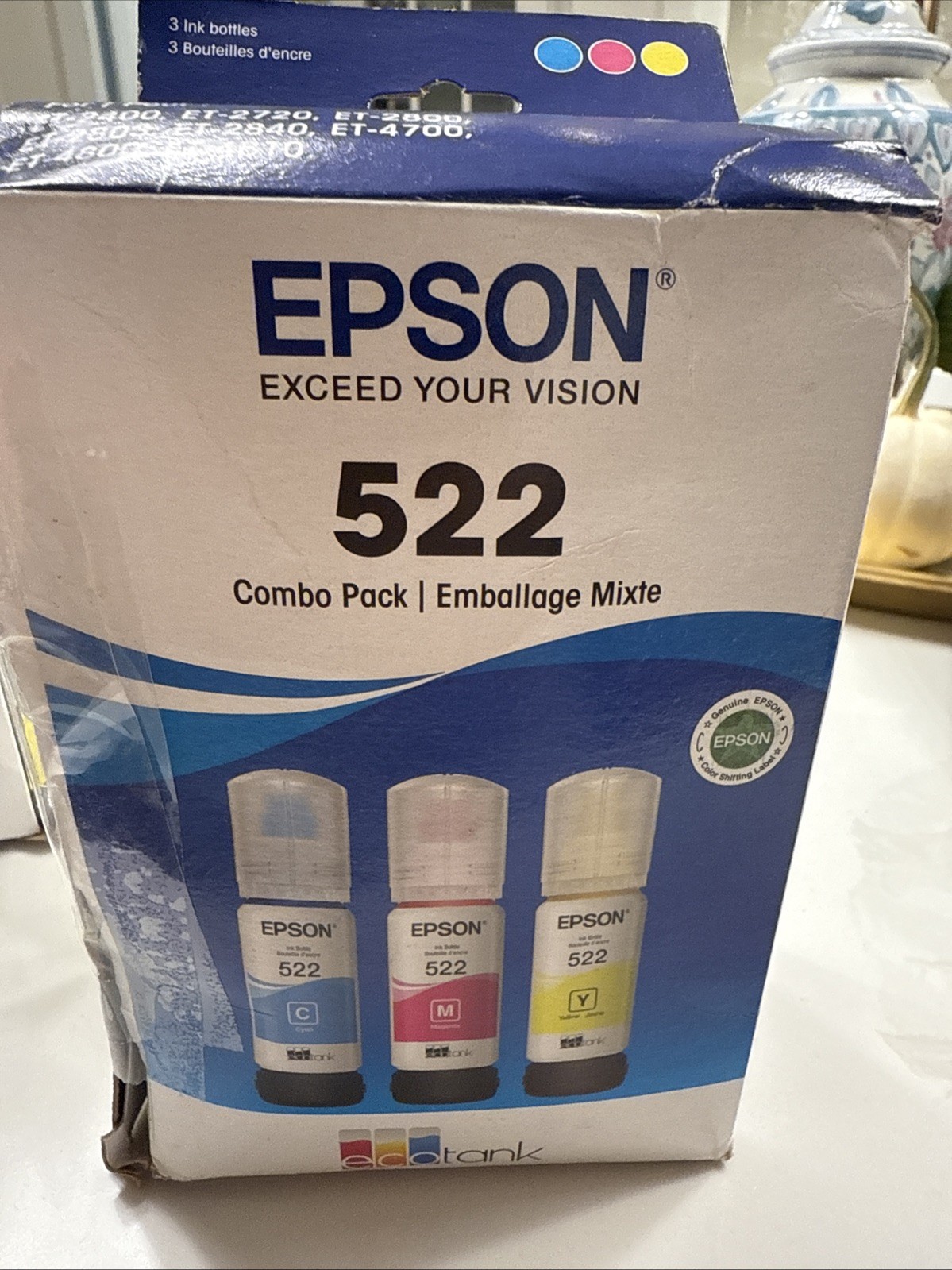 Epson 522 Color Combo Pack Exp 02/2029 Sealed