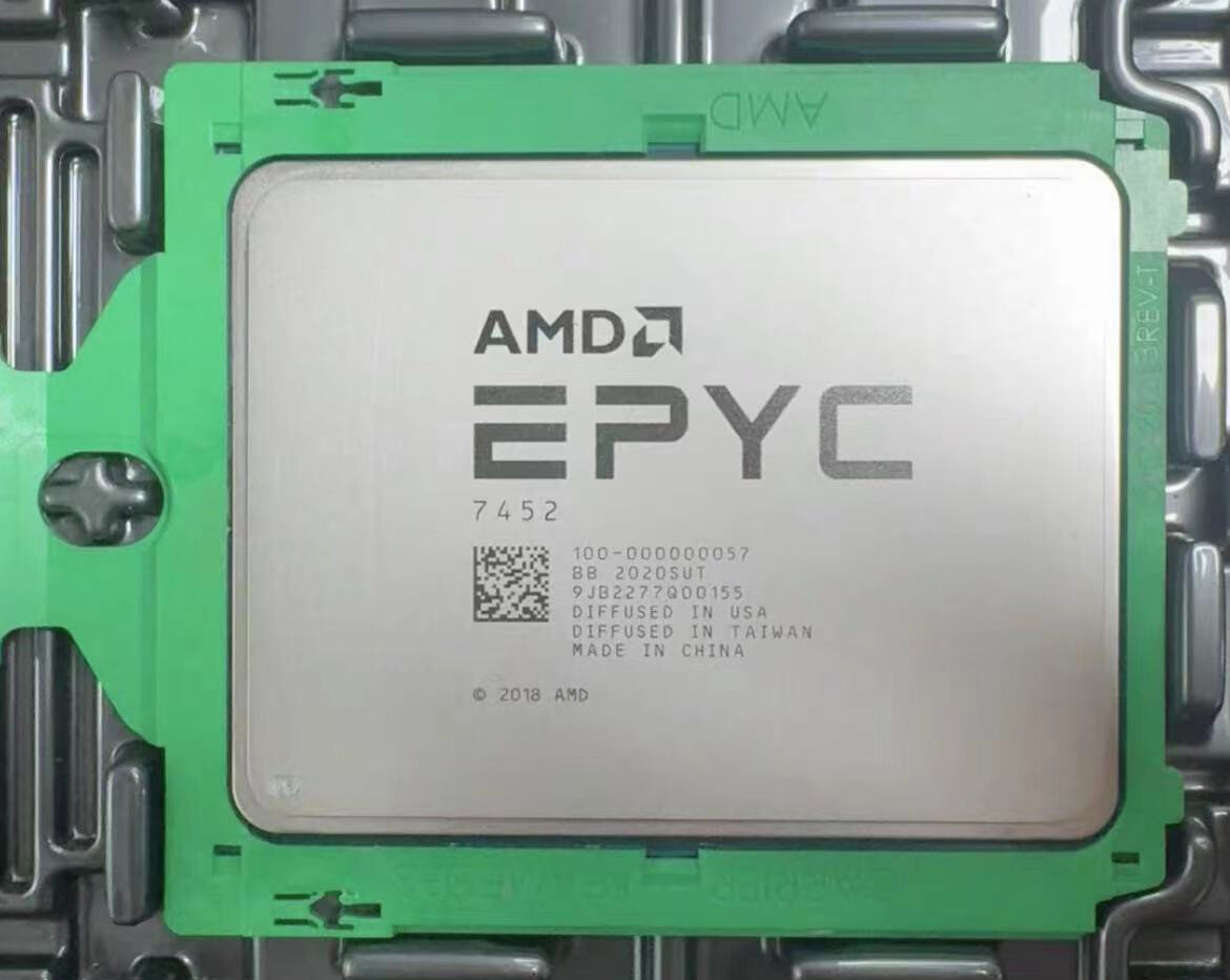 (No lock) AMD epyc 7452 7542 7642 7742 7K62 7R32 7V12 7B12 processor CPU server