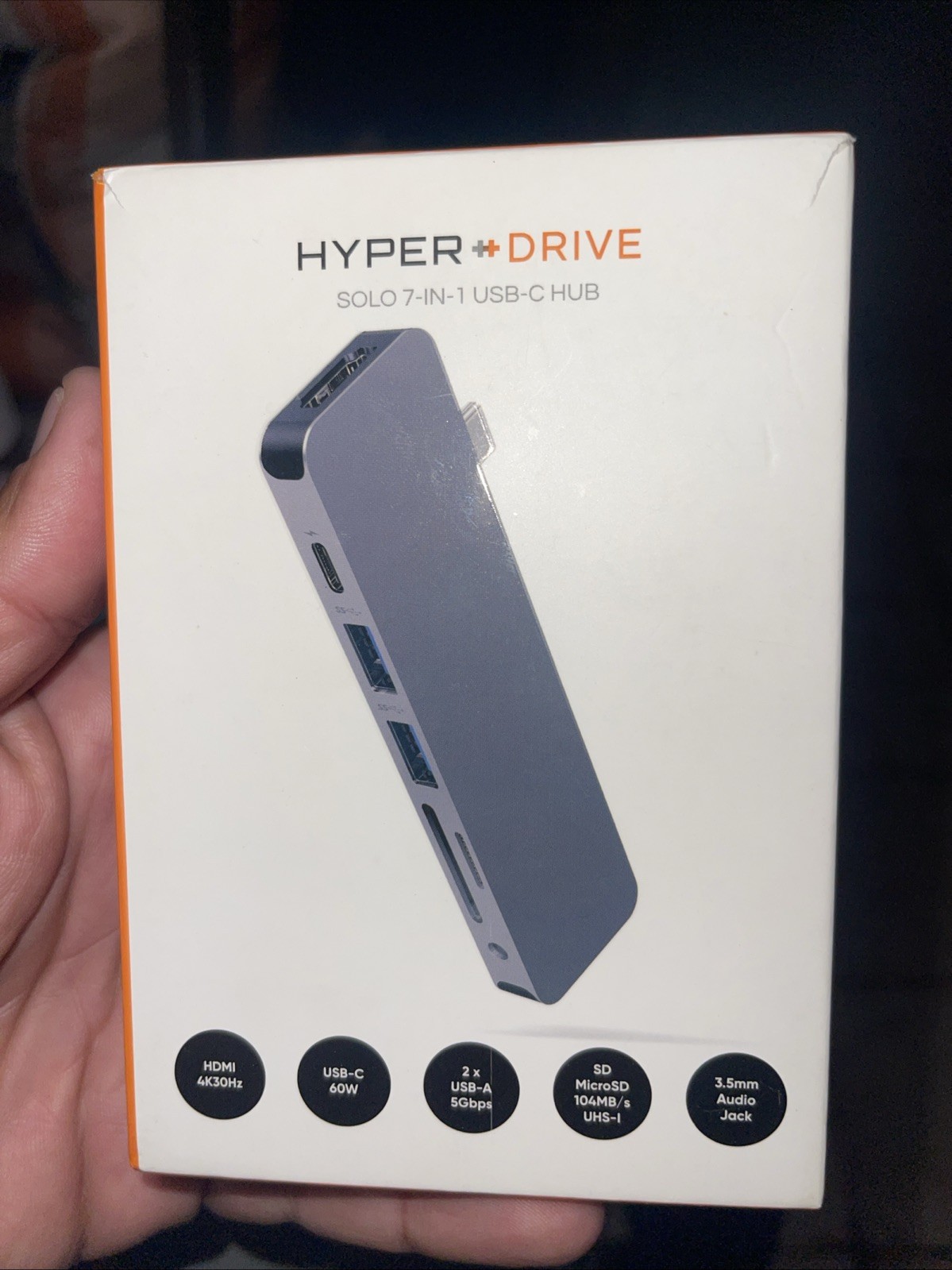 Hyper HyperDrive SOLO 7-in-1 USB-C Hub – Space Gray