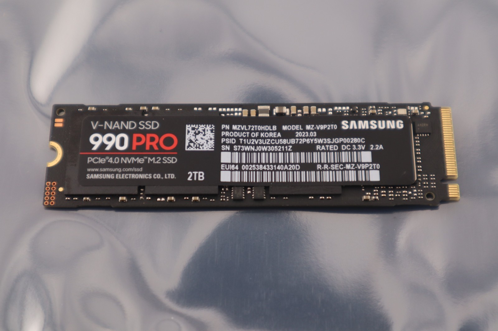 Samsung 990 PRO 2TB NVMe M.2 2280 PCIe 4.0 SSD