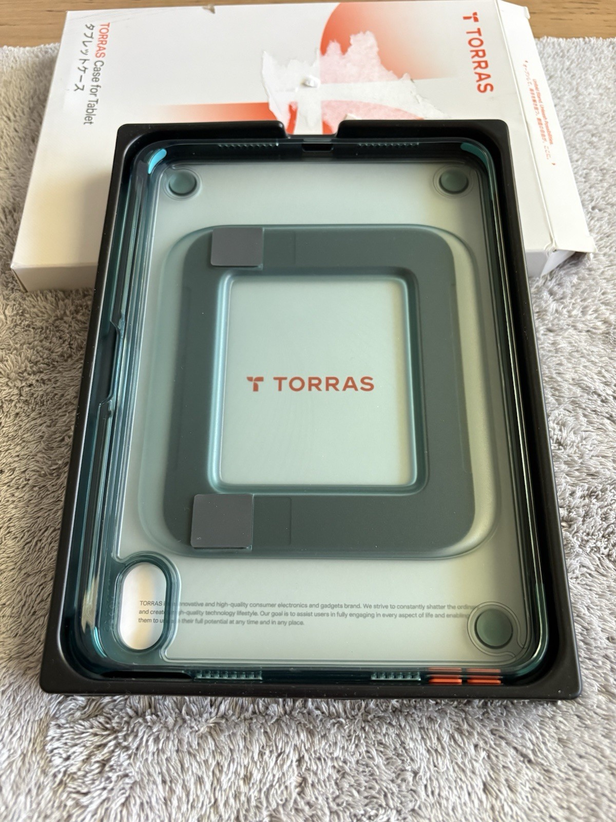 TORRAS Ostand K3 NEO Stand Case for Apple iPad Green/Gray/Orange IPad mini 6/7
