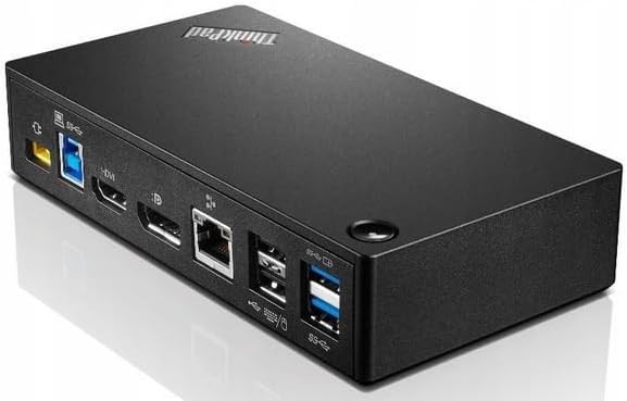 Lenovo ThinkPad USB 3.0 Ultra Dock 40A80045US w/Charger