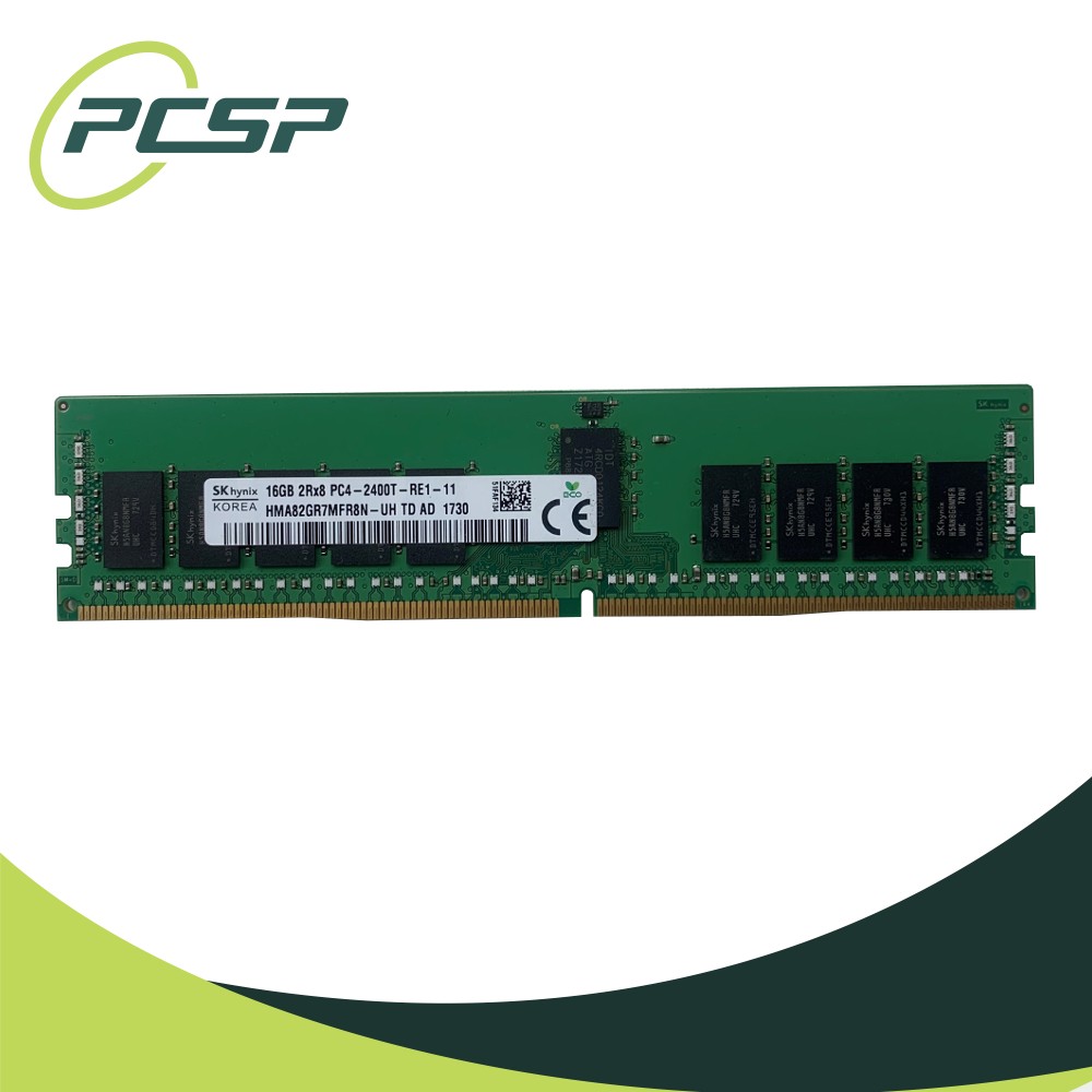 Hynix 16GB PC4-2400T-R 2Rx8 DDR4 ECC REG RDIMM Memory HMA82GR7MFR8N-UH