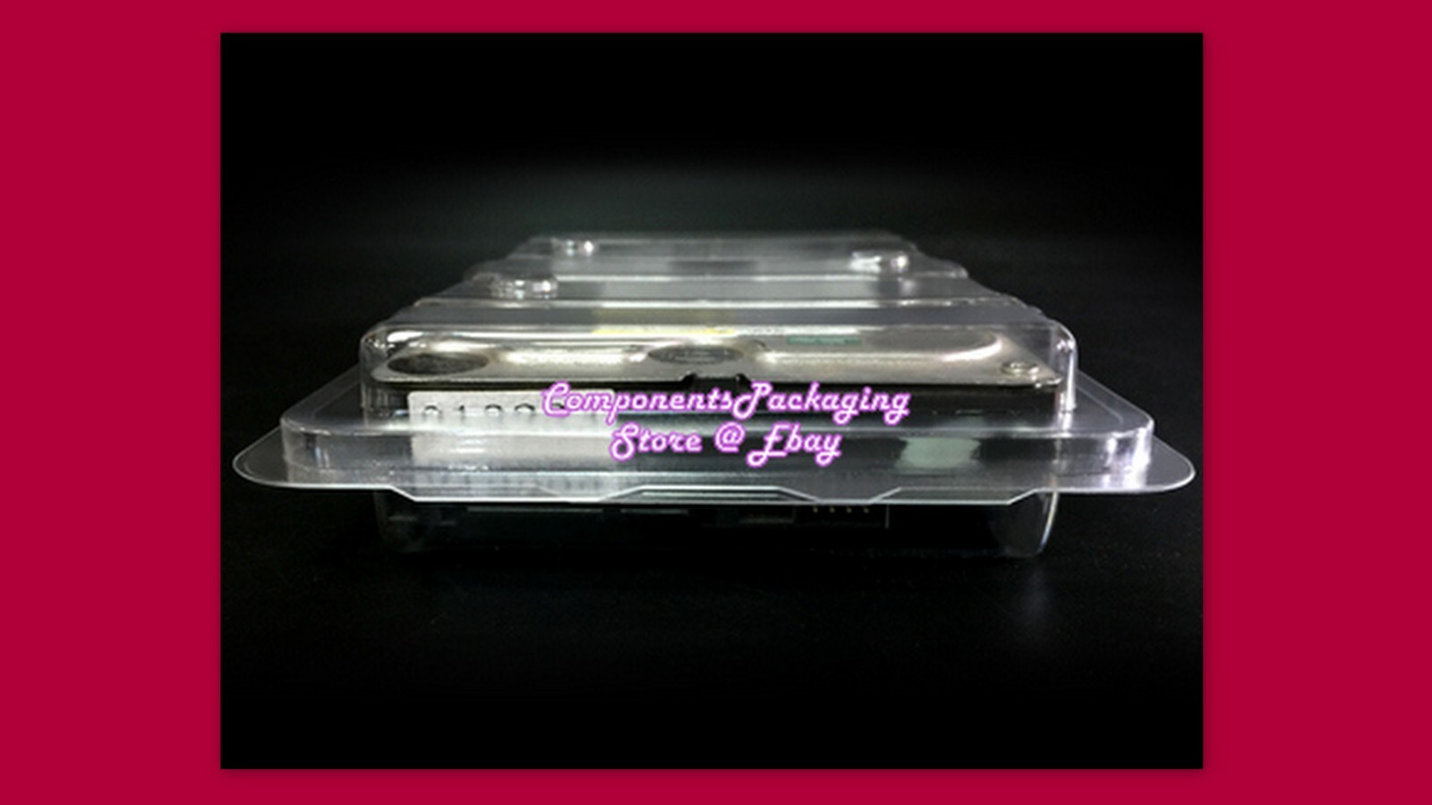 Desktop PC Hard Disk Case Enclosure Plastic Clamshells – Anti Static – Qty 15