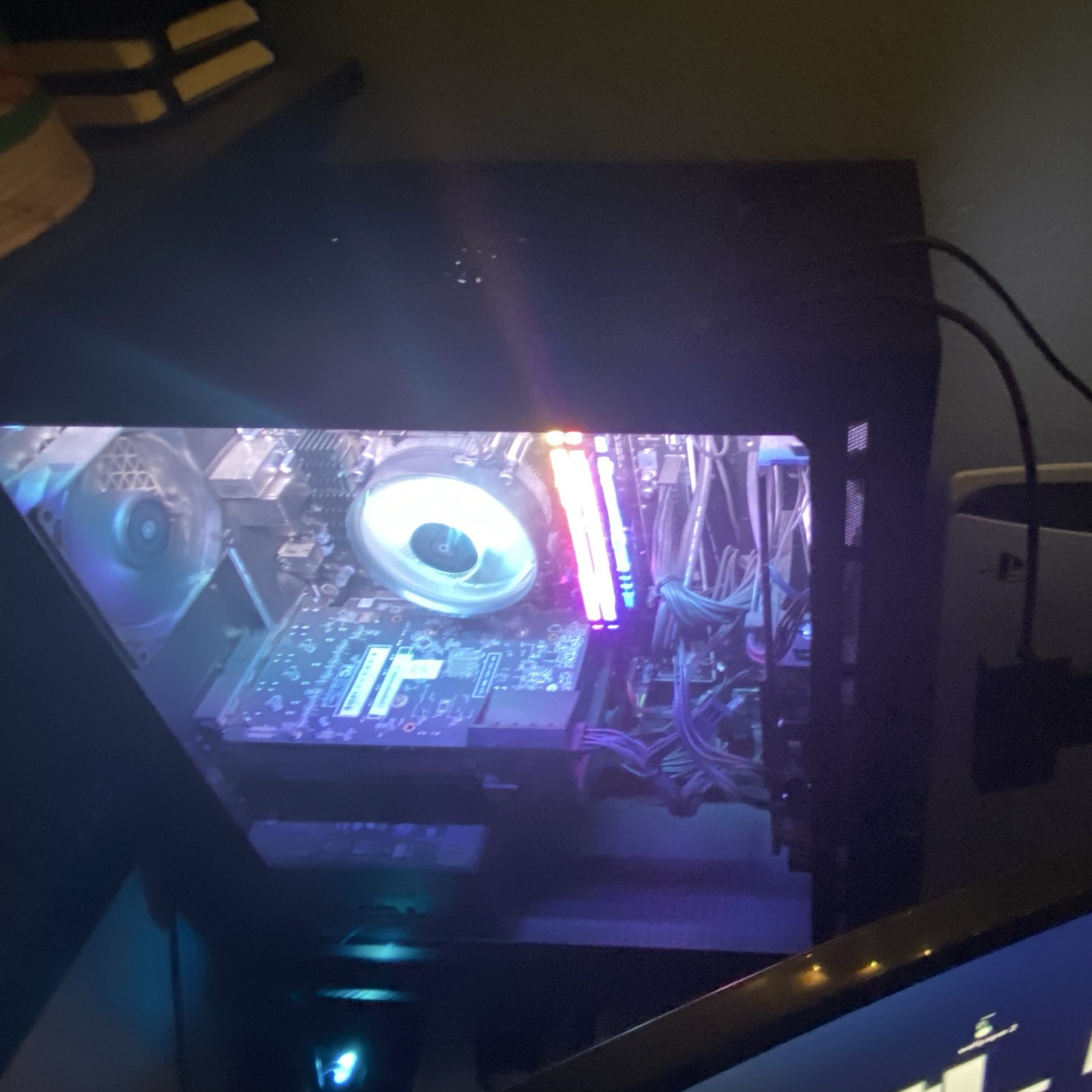 Custom/Whitebox RGB Lighting Gaming Desktop PC Tower – Black