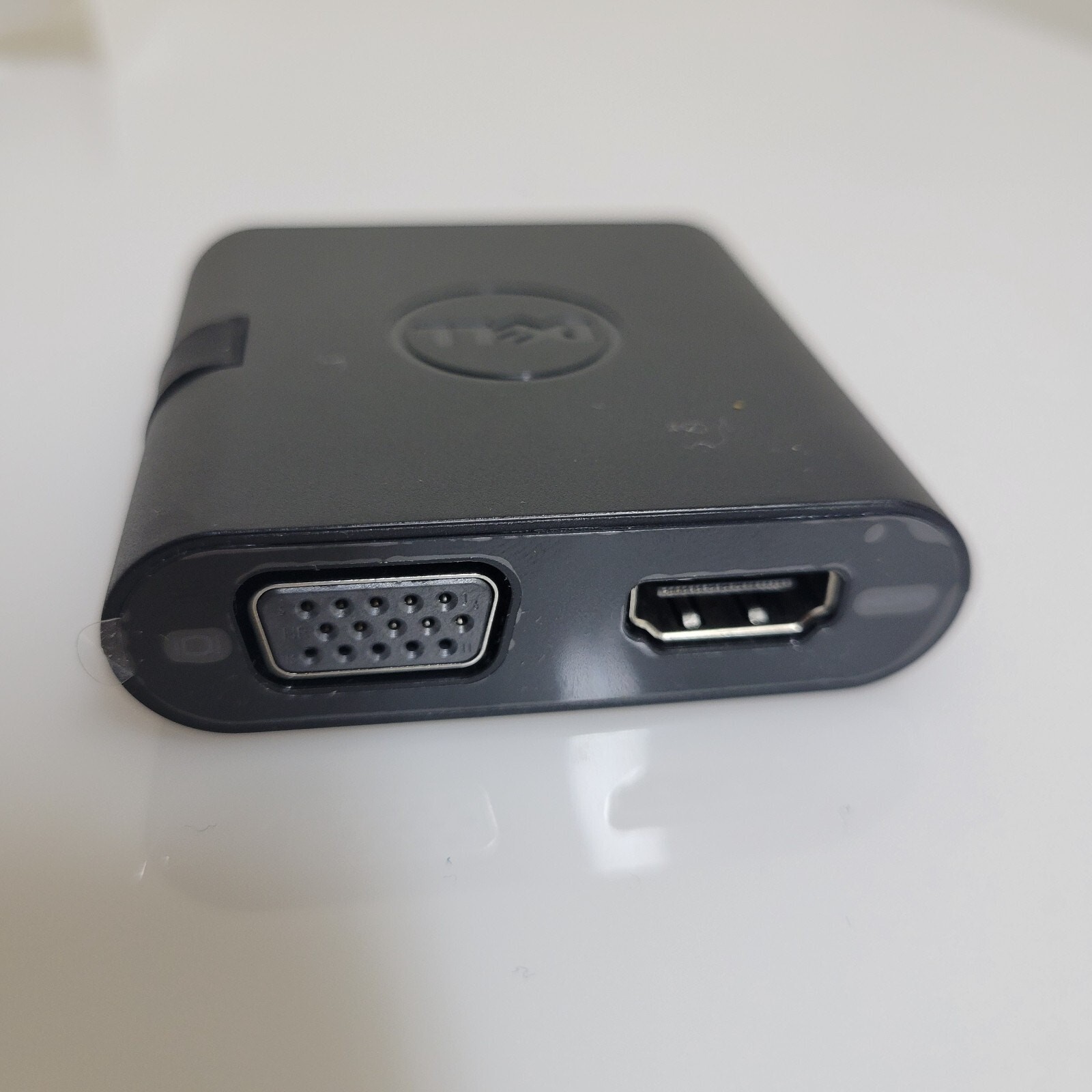New Dell JF19J USB-C Adapter to HDMI USB 3.0 RJ45 Ethernet VGA Hub DA200