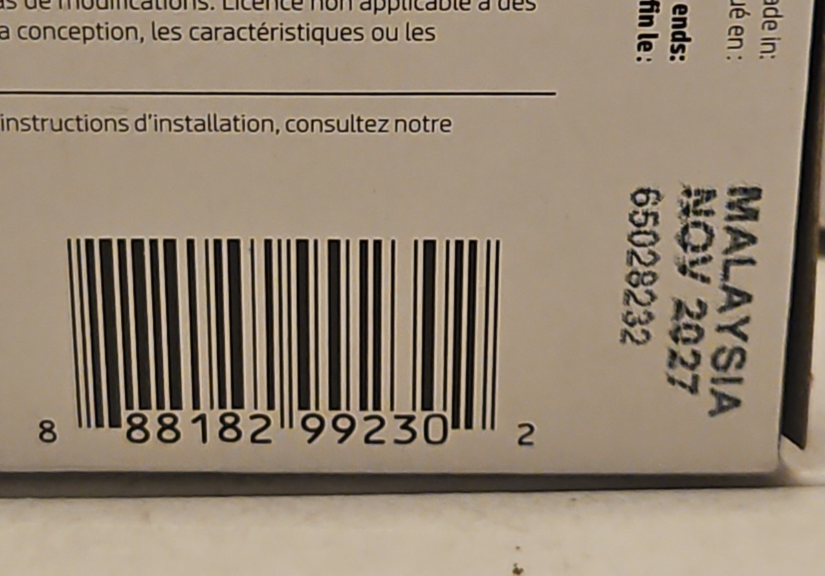 HP 62XL Tricolor Ink Cartridge (11/2027) New K