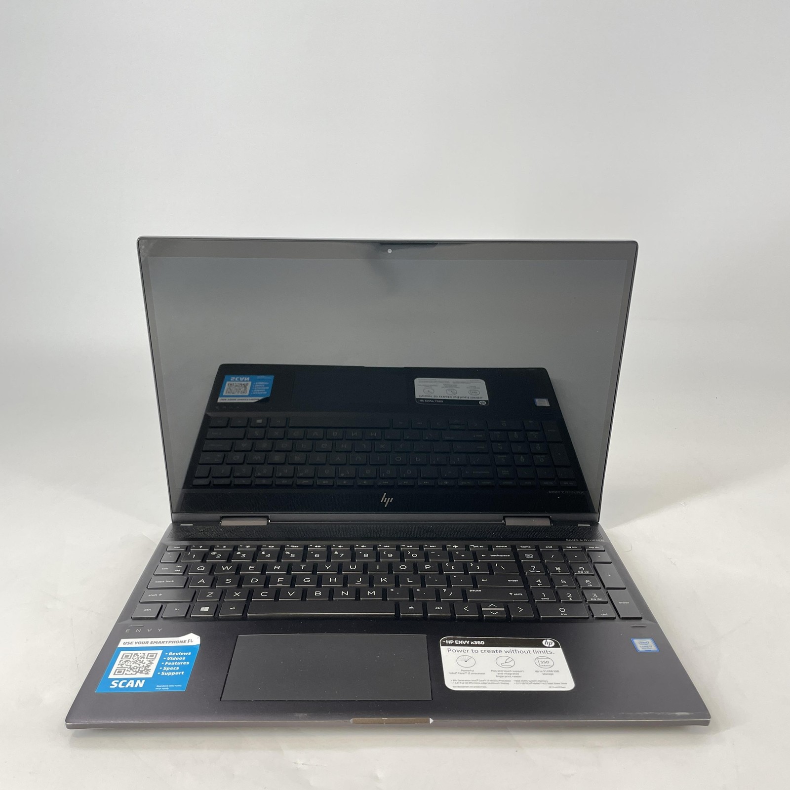 HP Envy x360 15.6 Gray FHD TOUCH i7-8565U 1.80GHz 8GB 512GB SSD Fair