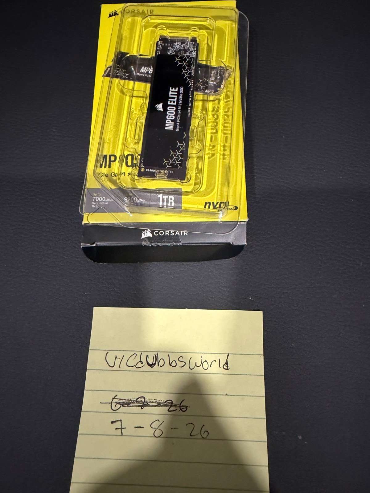 MP600 ELITE 1TB PCIe Gen4 x4 NVMe 1.4 M.2 SSD