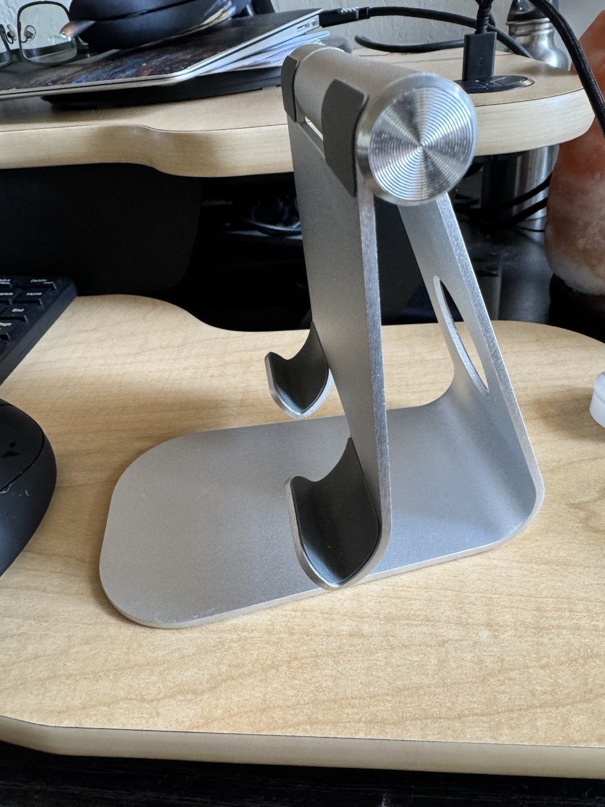 Lamicall Adjustable Aluminum Tablet Stand Holder for iPad Kindle Silver