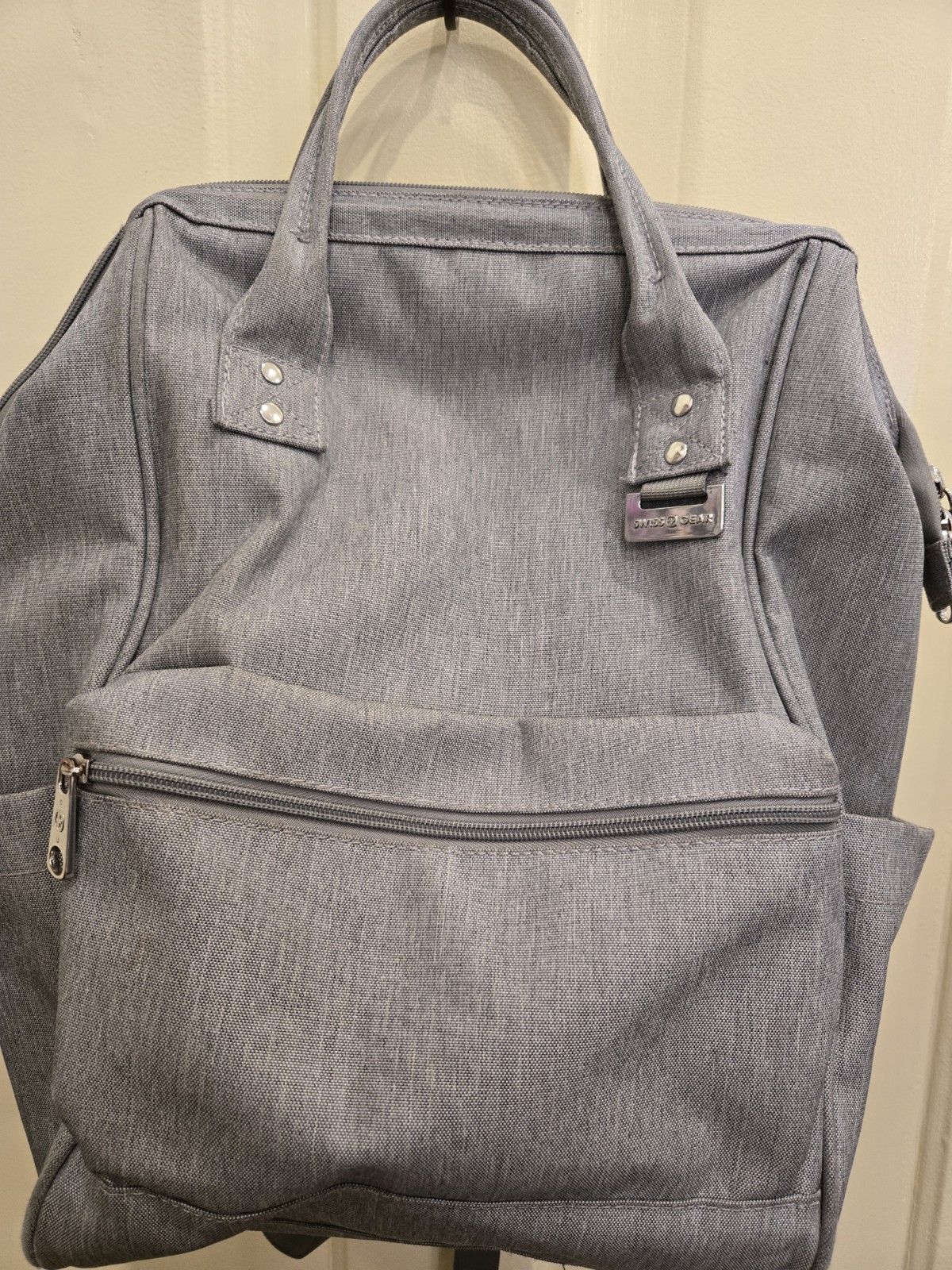 Laptop Backpack Swiss Gear 3576 Artz Dr Bag Style 12” Grey Gray SwissGear EUC