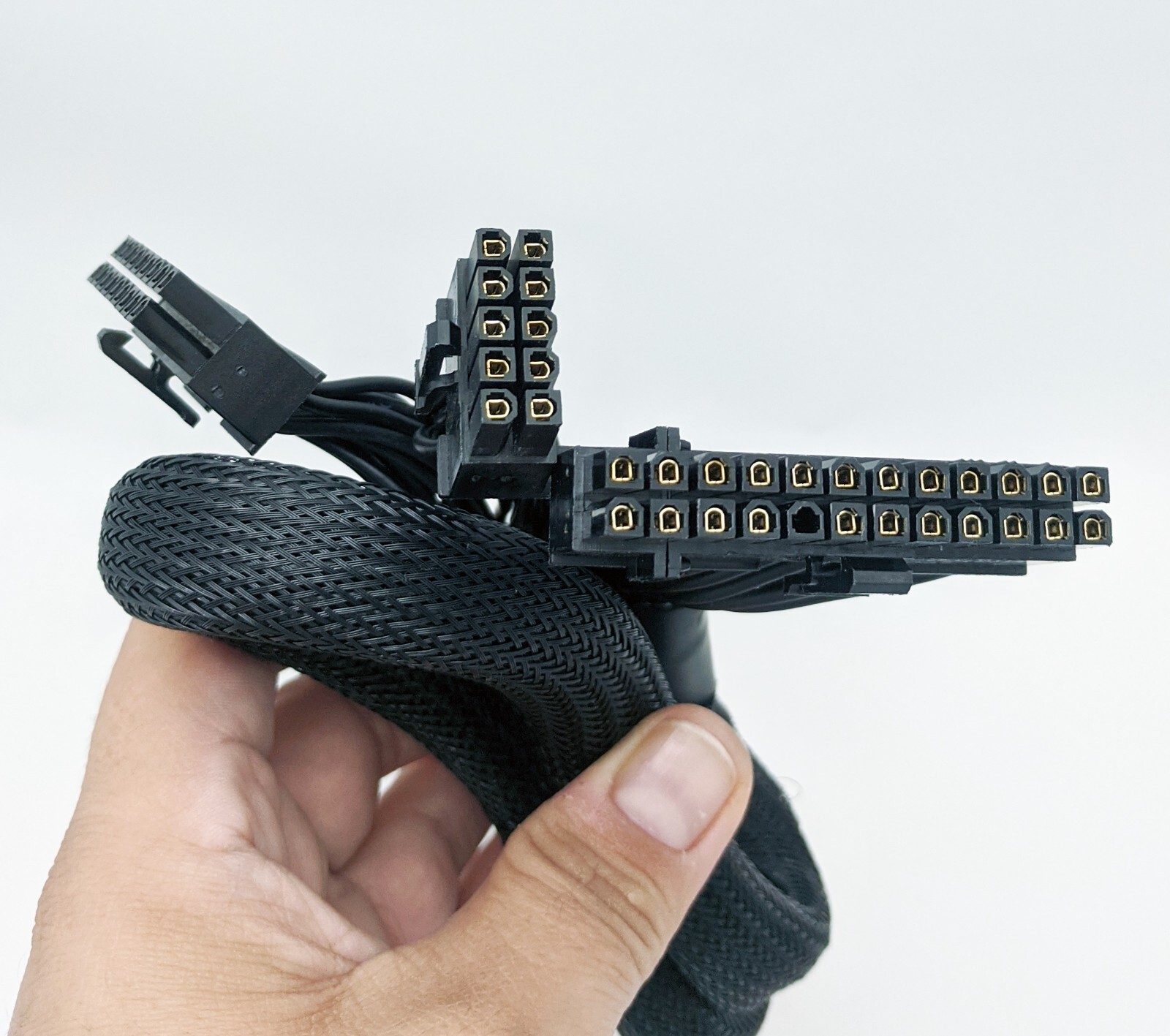 Fully Modular Sleeved 20+4pin,4+4pin CPU Cable Set for PowerSpec® PSX850GFM PSU