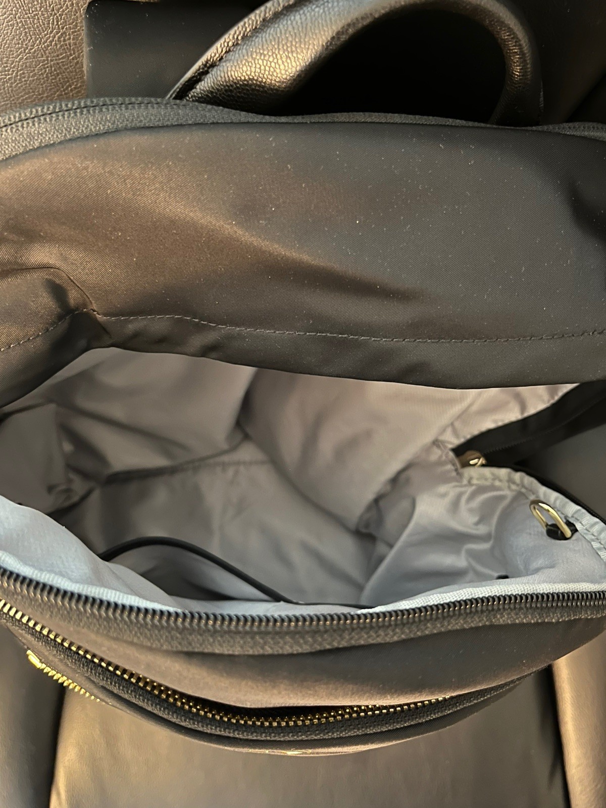 TUMI – Voyageur Halsey Backpack – Travel One Size, Black & Gold Hardware