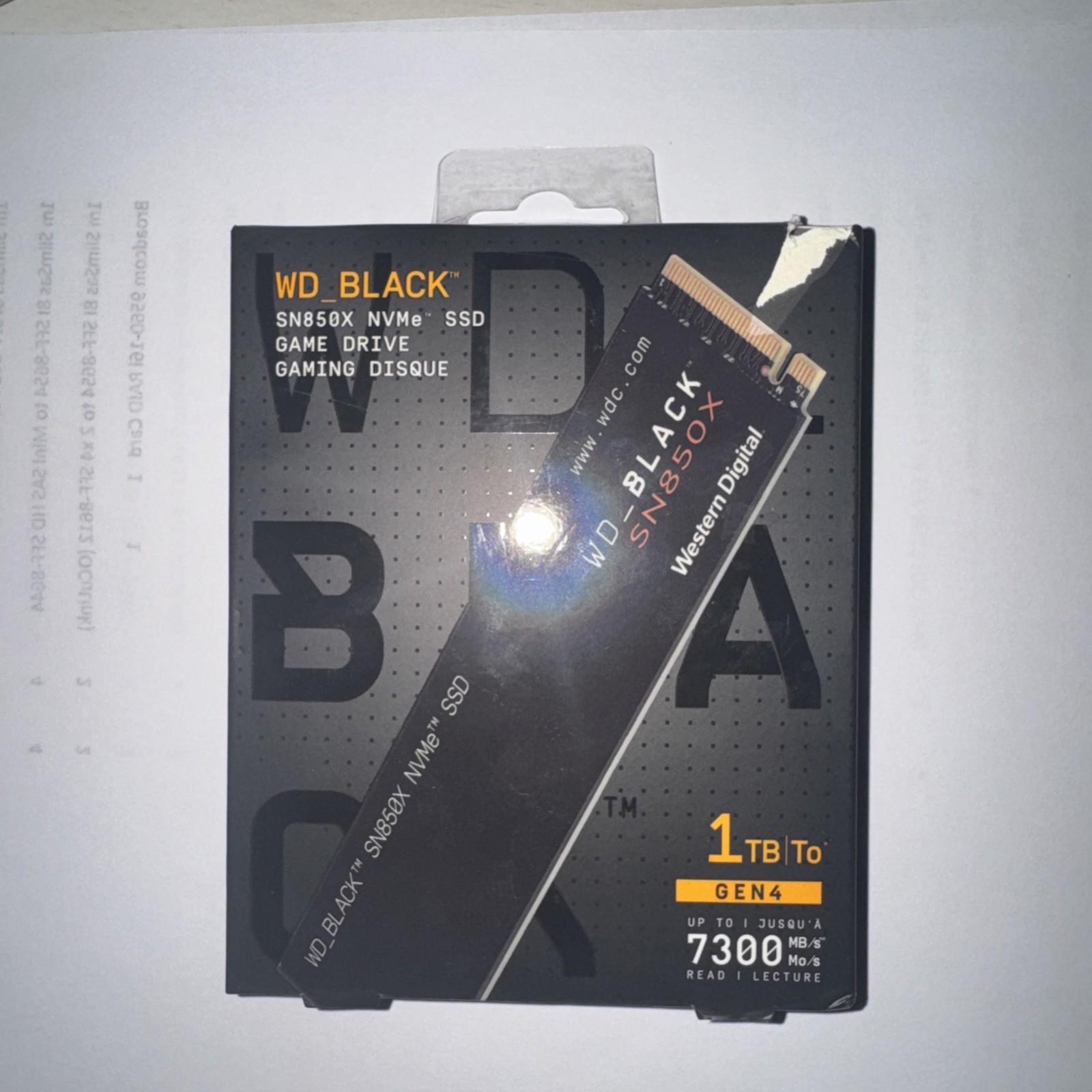 Western Digital WD Black SN850X 1TB NVMe SSD
