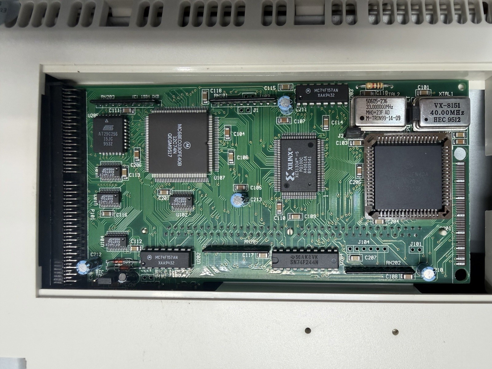 Commodore Amiga 1200 DKB Cobra 68030 40MHz 4MB FPU RTC 4GB CF PSU Mouse Joystick