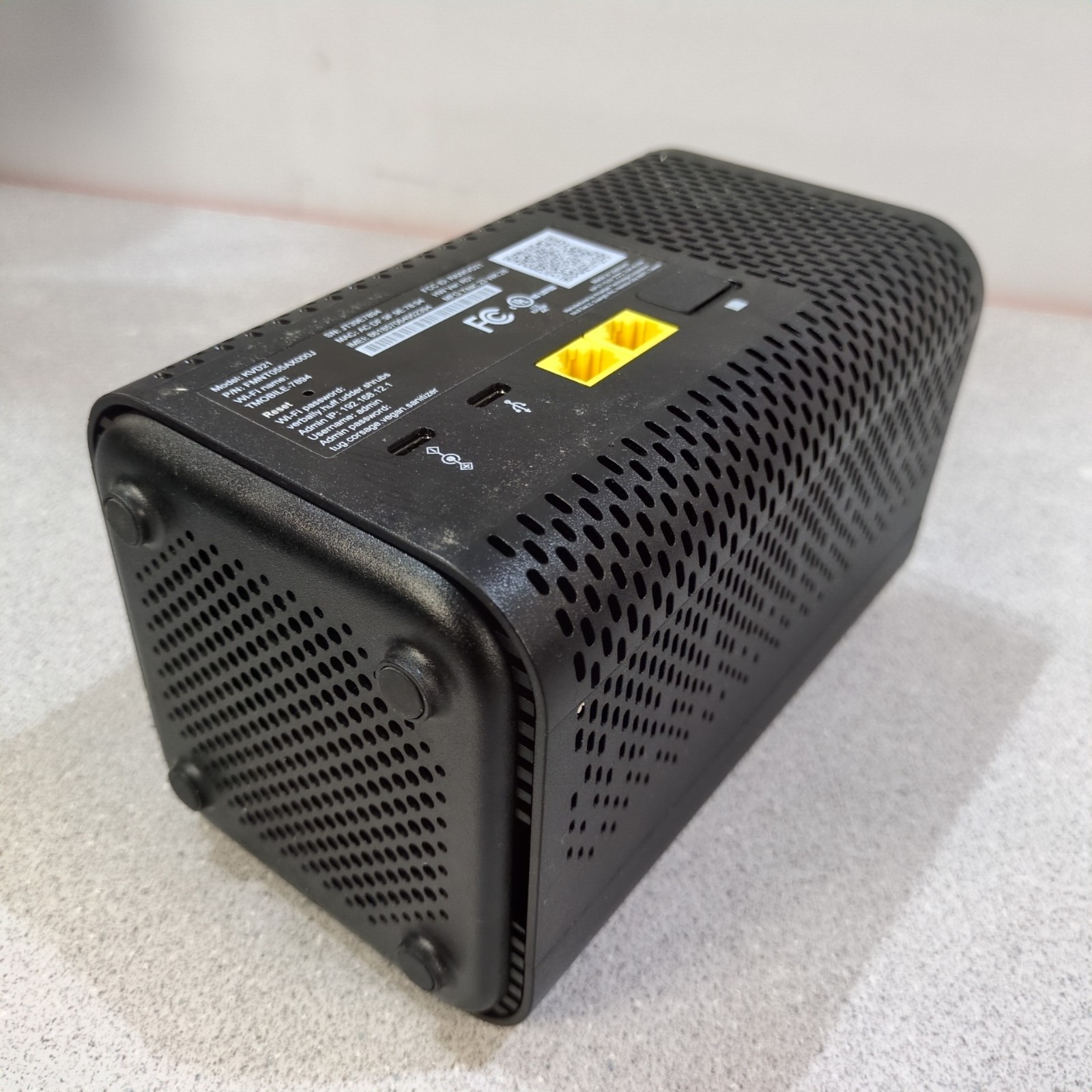 T-Mobile ARC KVD21 5G Home Internet Wi-Fi Gateway – Black – Used NO AC ADAPTER