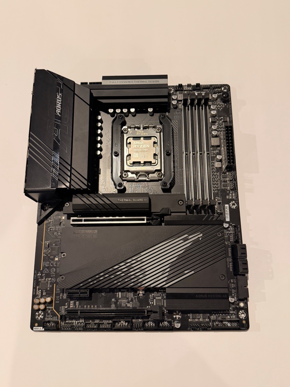Auros B650 Integrated WiFi Bundle with Ryzen 7 7700x CPU, Gen 5 System Ready