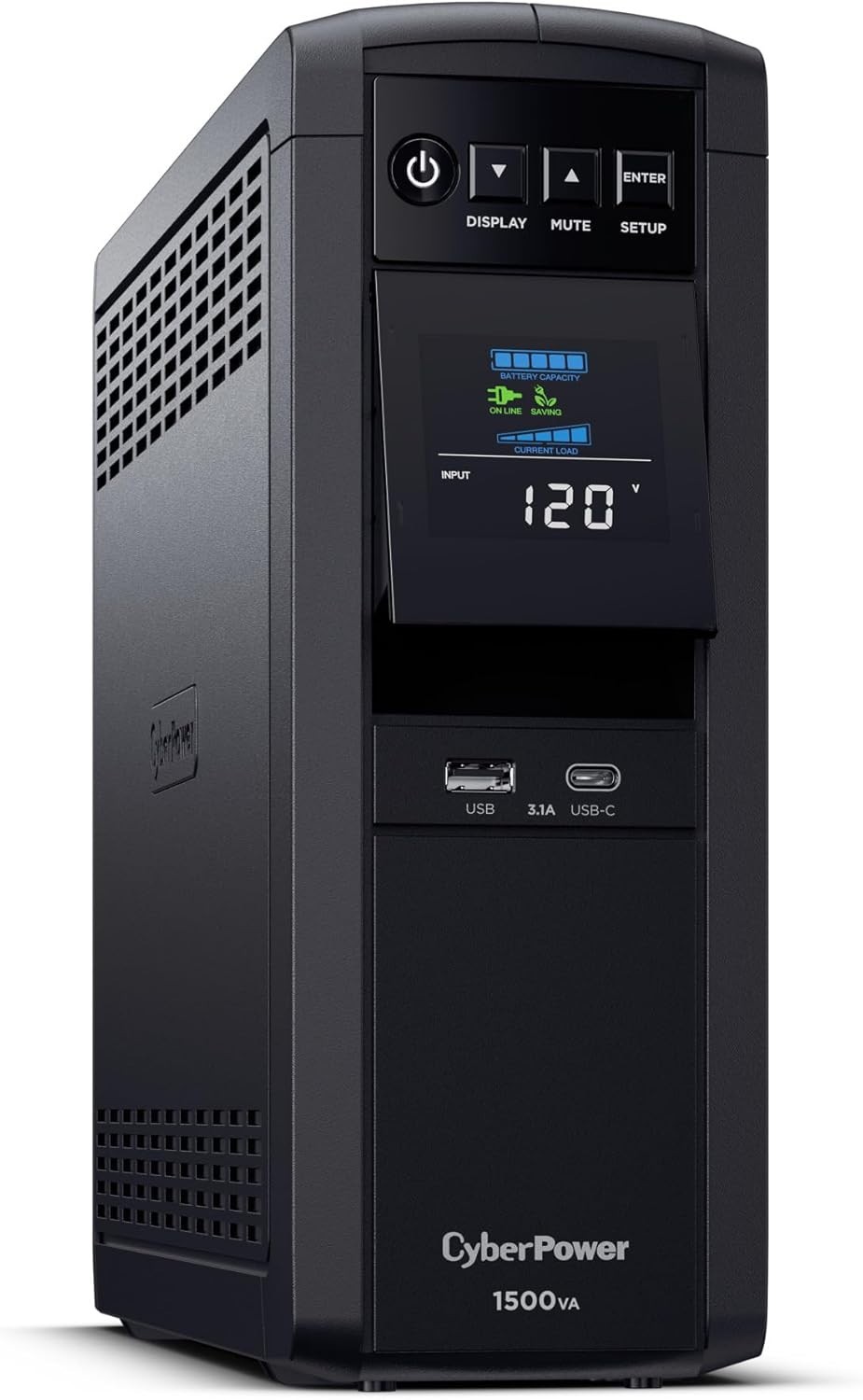 CyberPower CP1500PFCLCD 1500VA/1000W PFC Sinewave UPS 12 Outlets