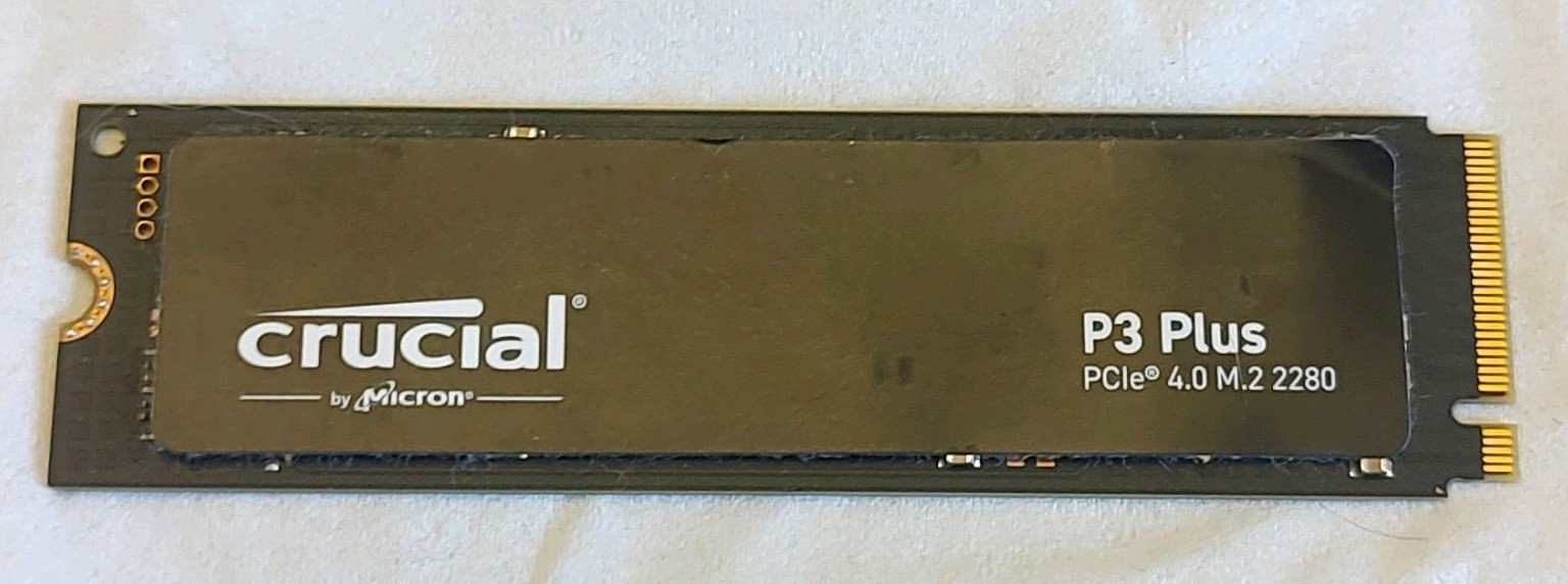 Crucial P3 Plus 1TB PCIe 4.0 NVMe M.2 2280 Internal SSD CT1000P3PSSD8