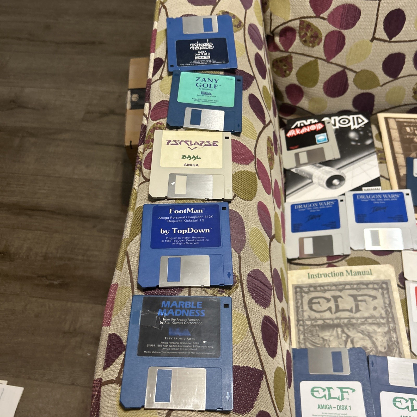 Commodore Amiga Huge Lot 21+ Great Games Floppy Disks Original Vintage Diskettes
